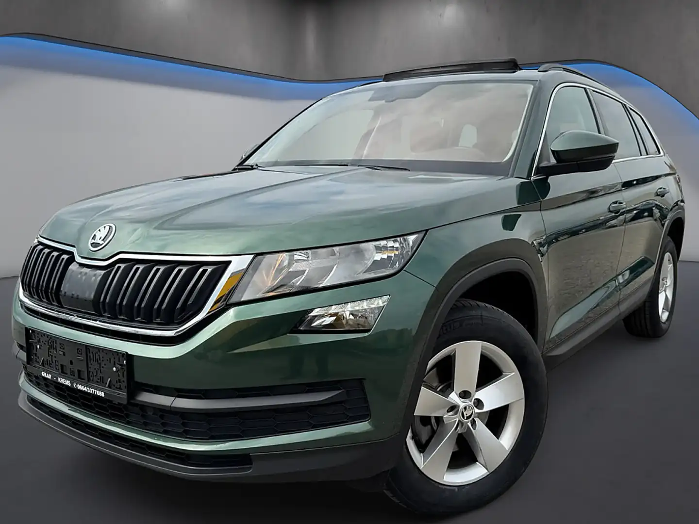 Skoda Kodiaq 2,0 TDI DSG *Panorama*Kamera*ACC*Keyless* Grün - 1