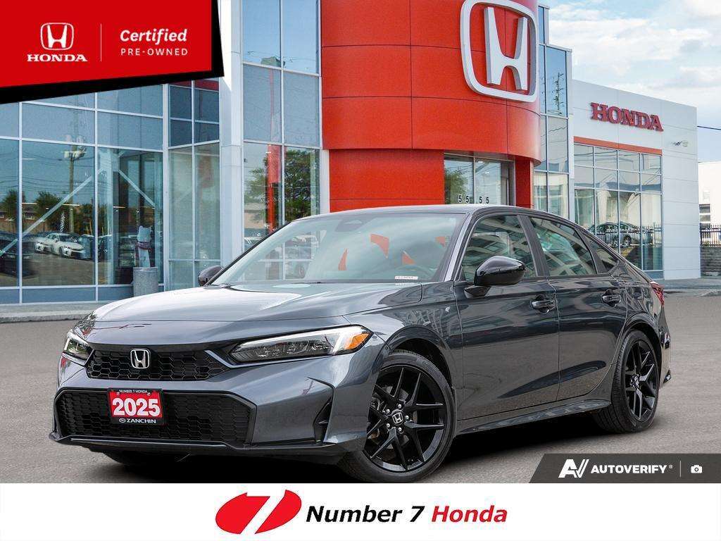 2025 Honda Civic Sport *EXTENDED FACTORY WARRANTY*NO REPORTED ACCID