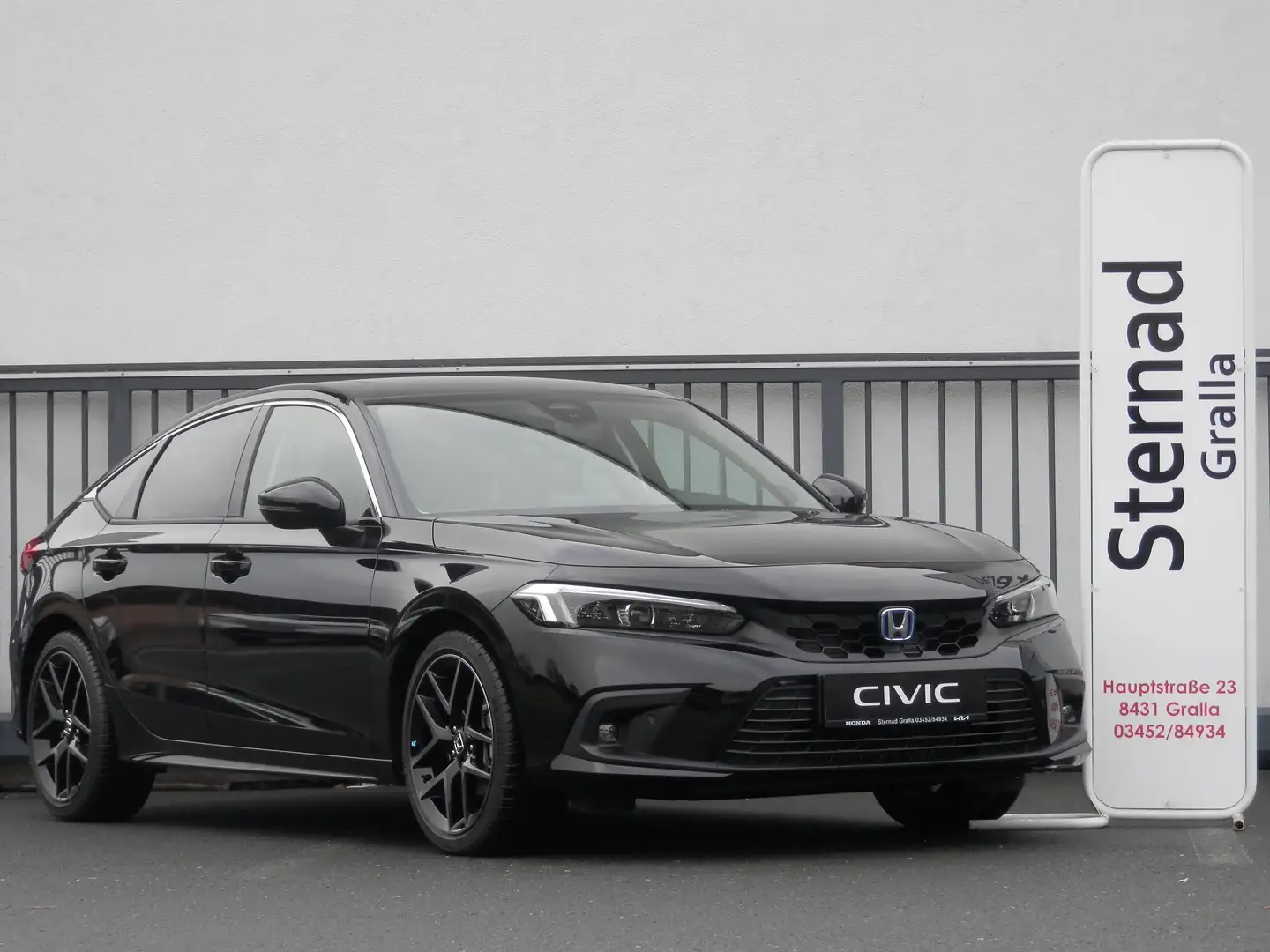 Honda Civic 2.0 i-MMD Hybrid Advance e-CVT Aut. Noir - 2