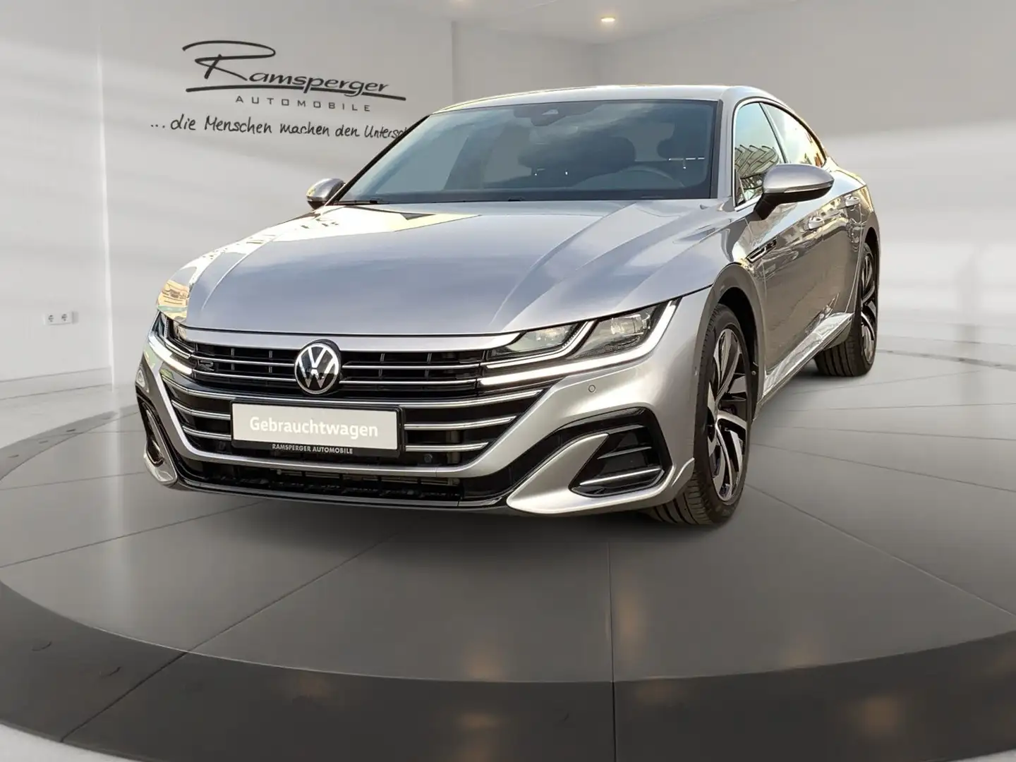 Volkswagen Arteon 2.0 TDI DSG R-Line AHK ACC LED Navi SHZ P Silber - 2
