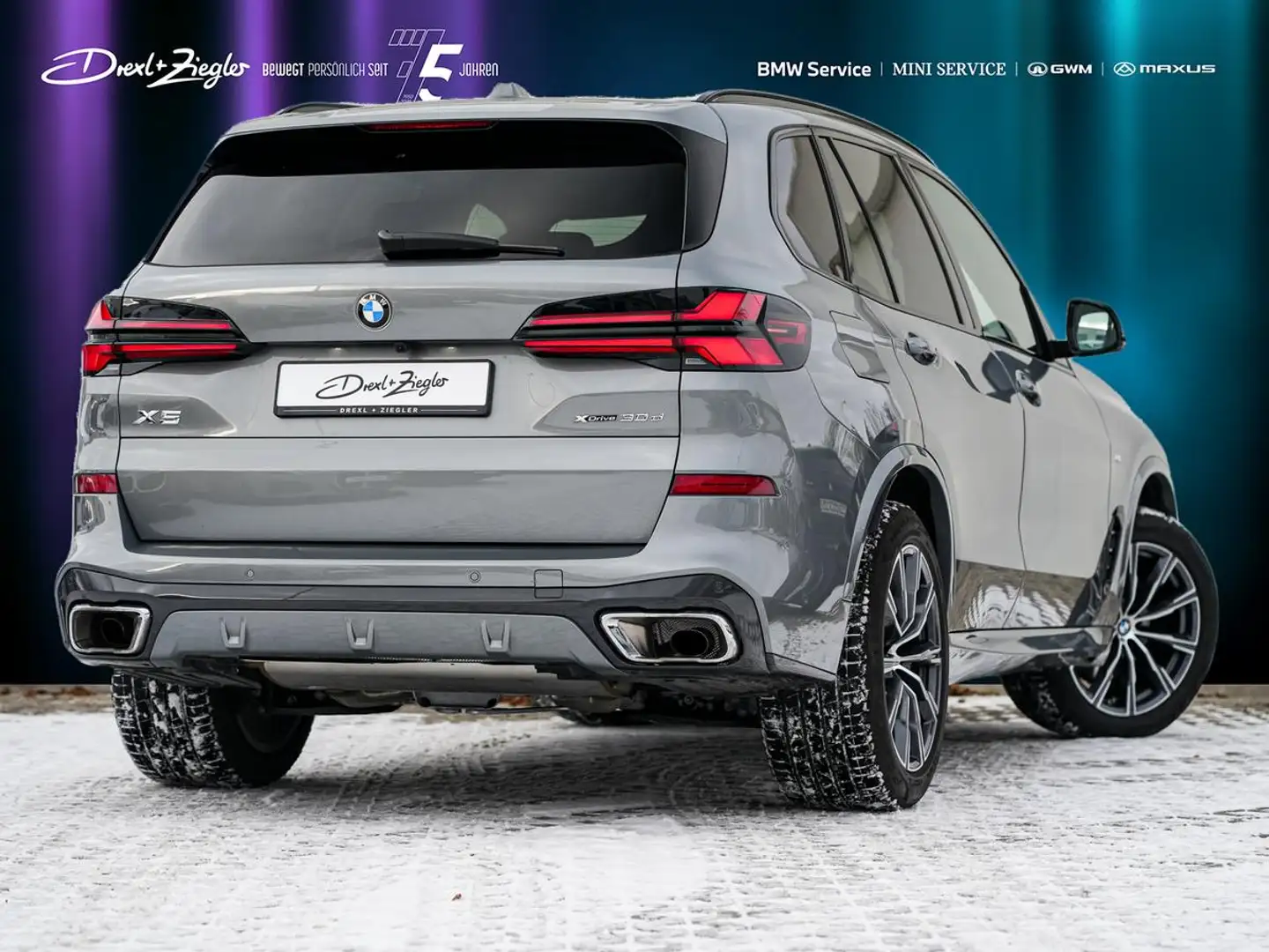 BMW X5 xDrive30d M Sport ACC AHK PANO K360° H&K Grau - 2