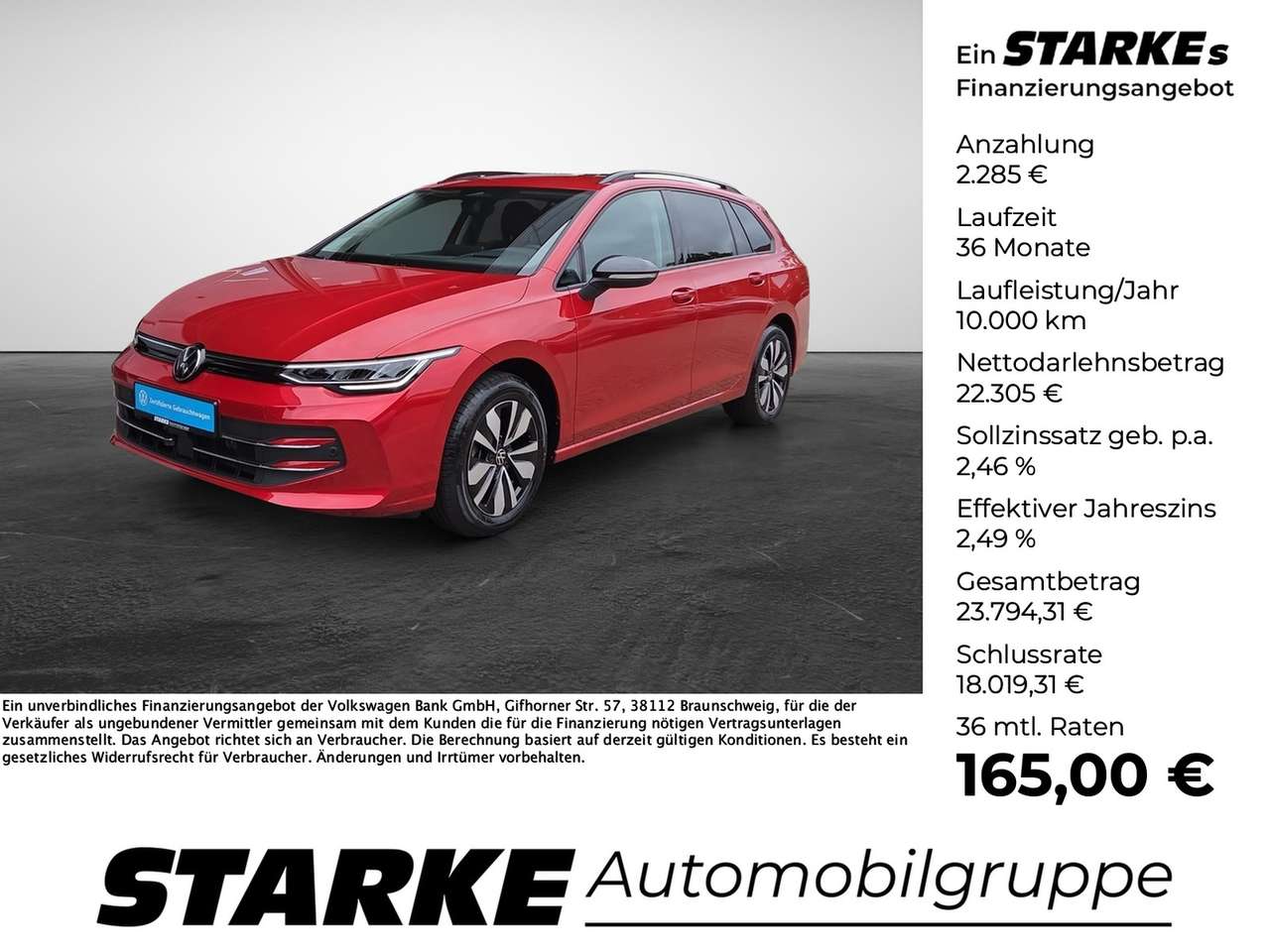 Volkswagen Golf Variant 2025 — 1.5 TSI Goal LED AHK Kamera HeadUp ACC