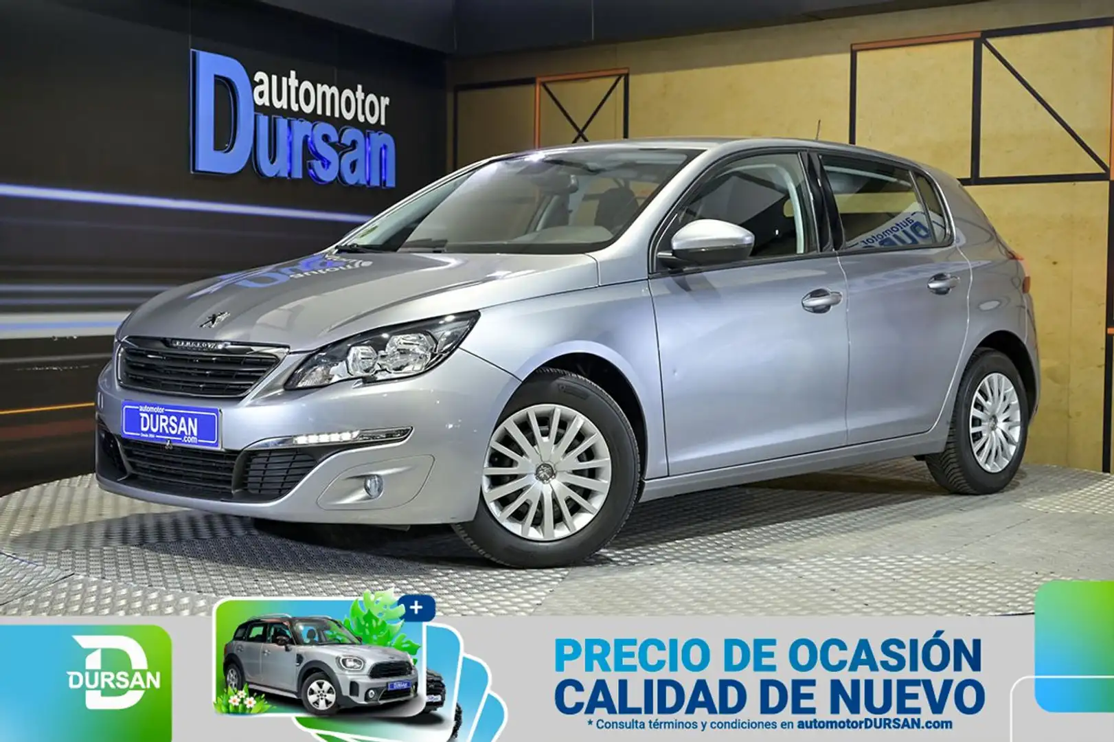Peugeot 308 1.6 BlueHDi Access 100 Gris - 1