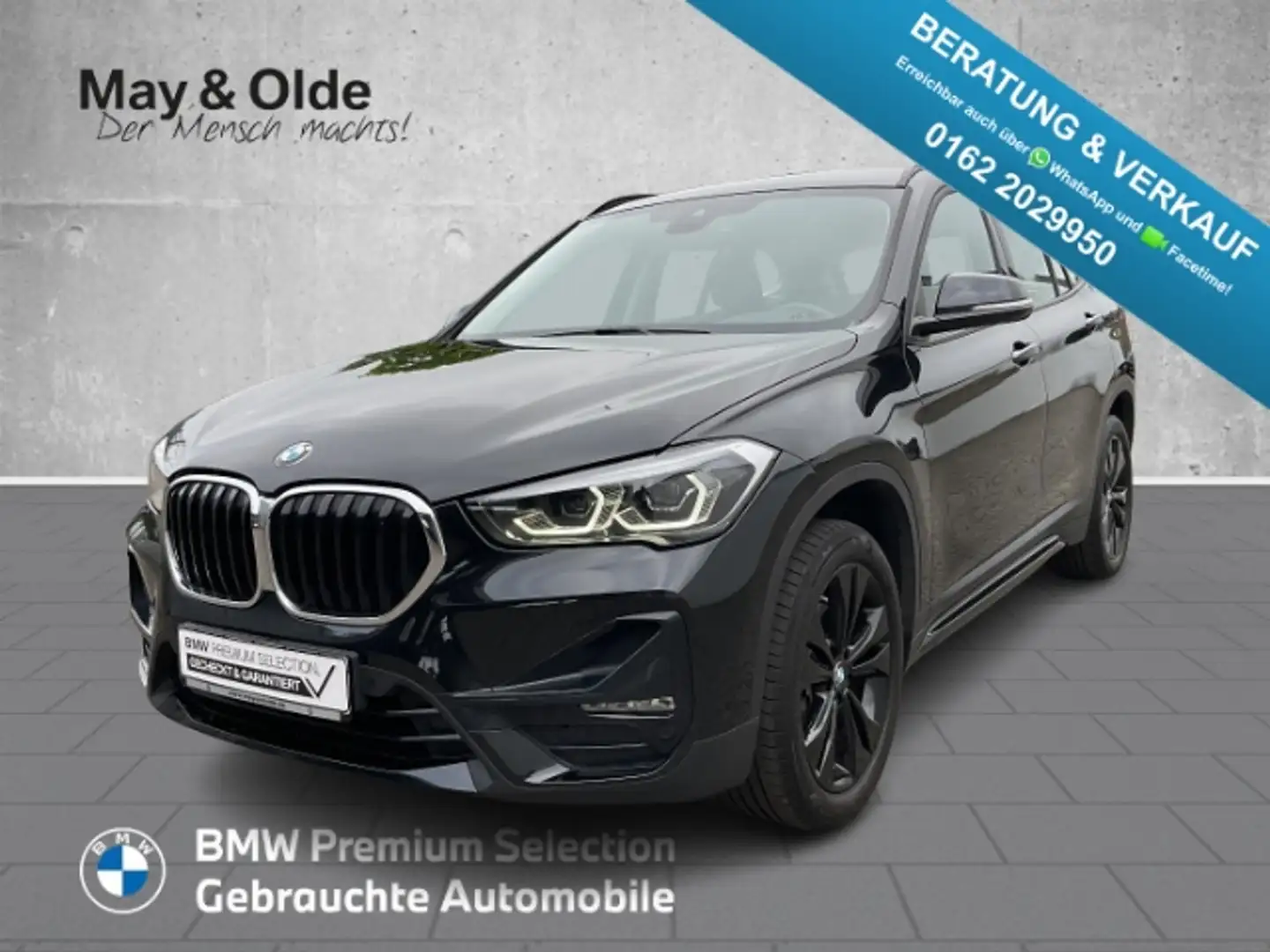BMW X1 sDrive18i AHK LED SHZ DAB Navi Klima Kamera HiFi T Nero - 1