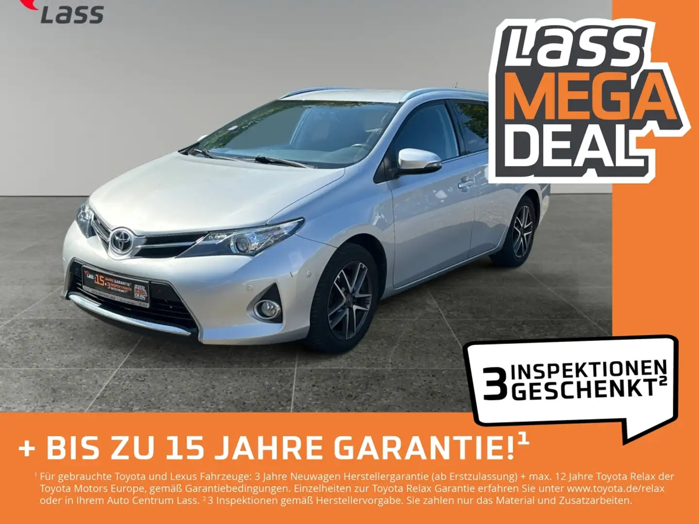 Toyota Auris 1.6 Touring Sports Edition AHK, GJR, PPS Silber - 1