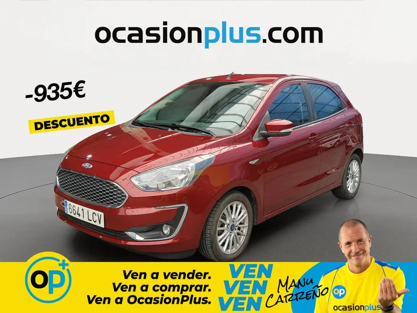 Ford Ka/Ka+ Ka+ 1.19 Ti-VCT Active Rojo - 1