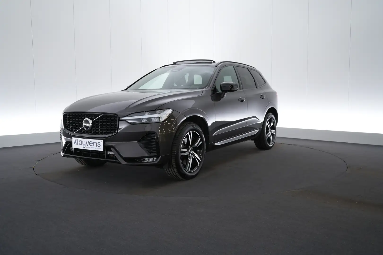 Volvo XC60 2.0 B4 Geartr. R-Design Business LEDER/ALCANTARA L Gris - 1