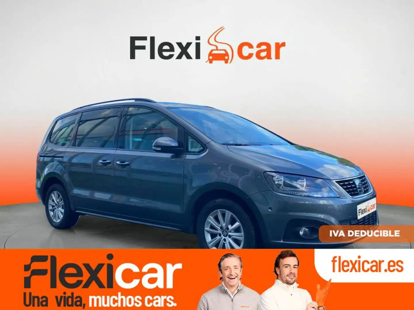 SEAT Alhambra 1.4 TSI S&S Style DSG 7 plazas Gris - 2