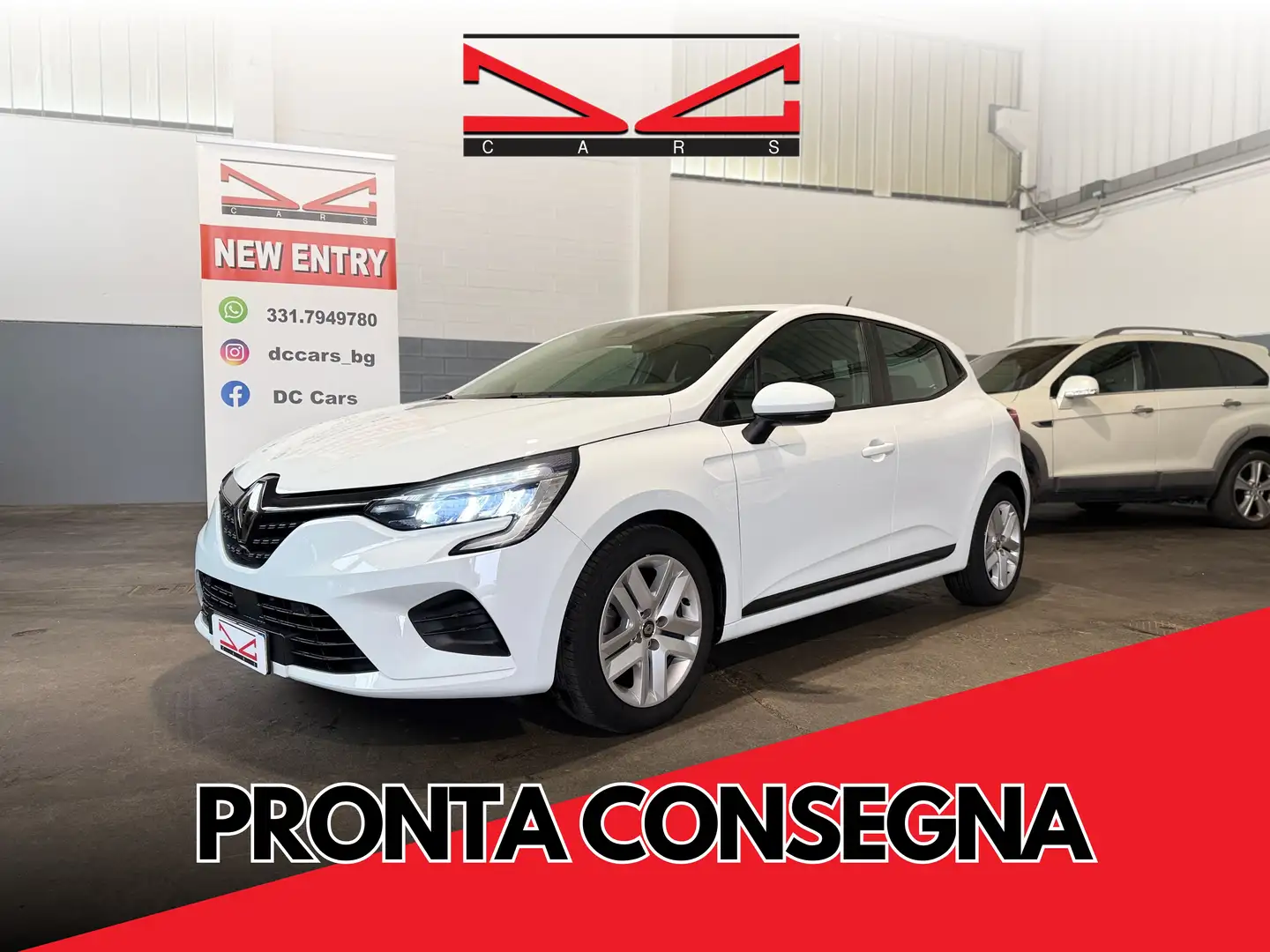Renault Clio Clio V 2019 1.0 tce Zen 90cv my21 Bianco - 1