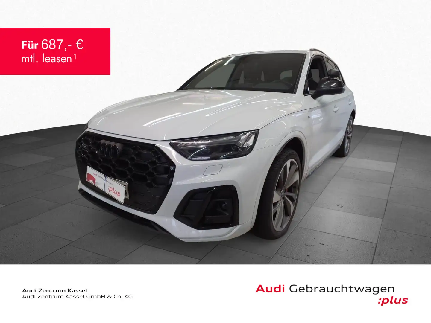 Audi Q5 40 TDI quattro S line Matrix Pano Kamera PDC+ Blanc - 1
