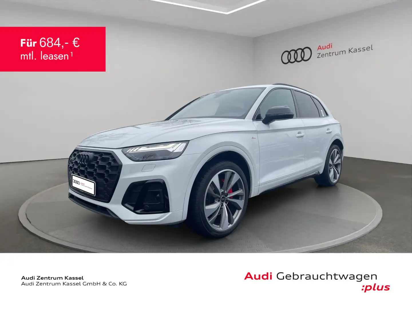 Audi Q5 40 TDI quattro S line Matrix Pano Kamera PDC+ Weiß - 1