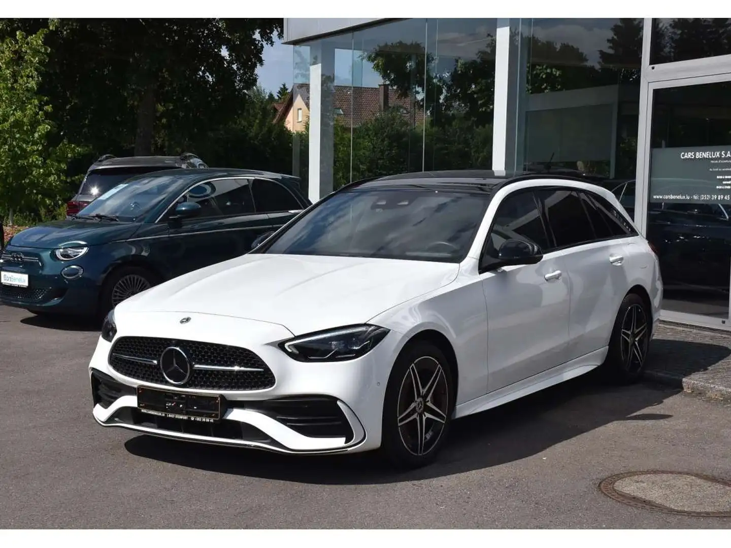 Mercedes-Benz C 300 de Break AMG Line 9G-Tronic TO DISTRONIC LANE SIDE Blanc - 2
