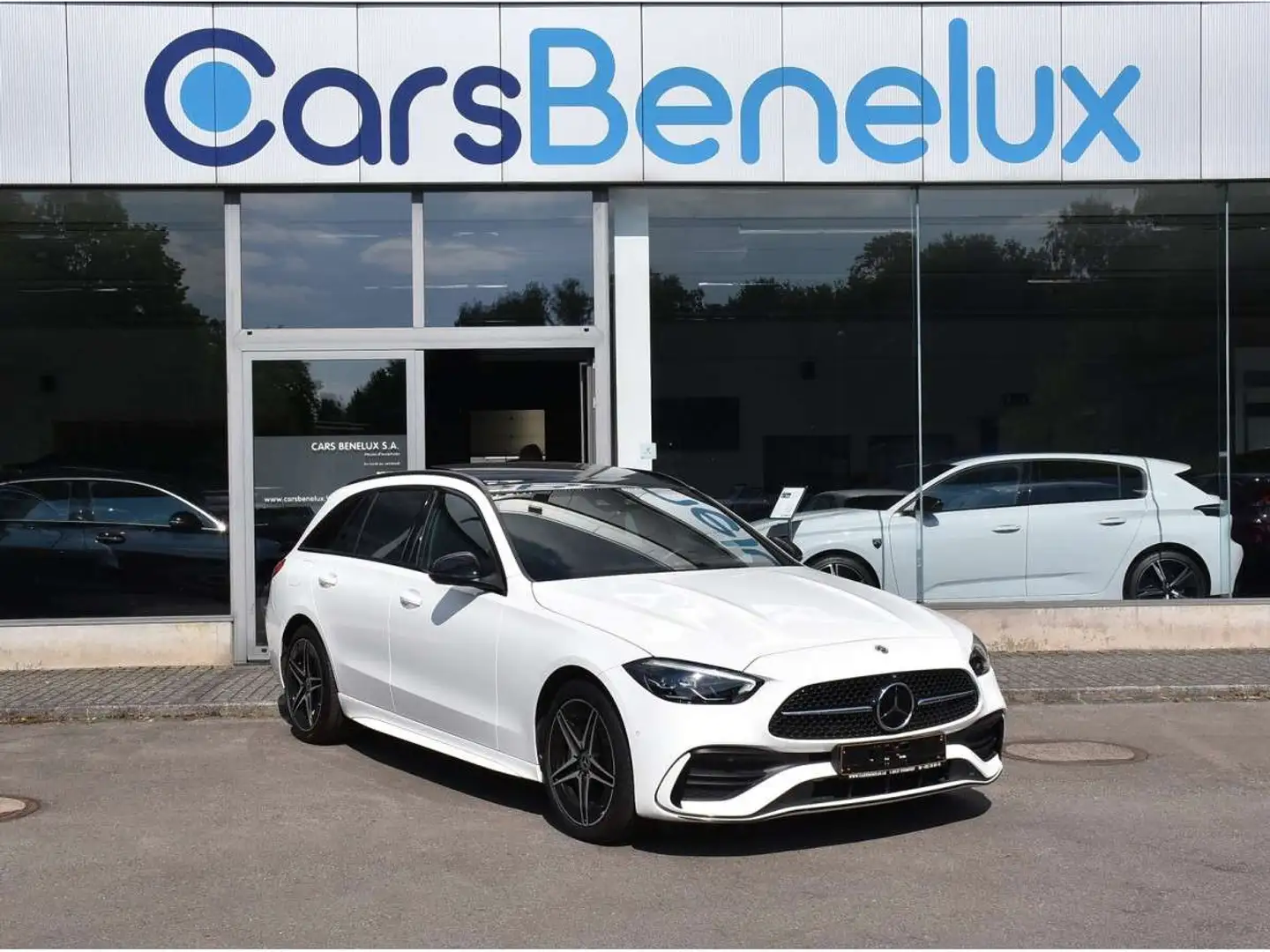 Mercedes-Benz C 300 de Break AMG Line 9G-Tronic TO DISTRONIC LANE SIDE Blanc - 1