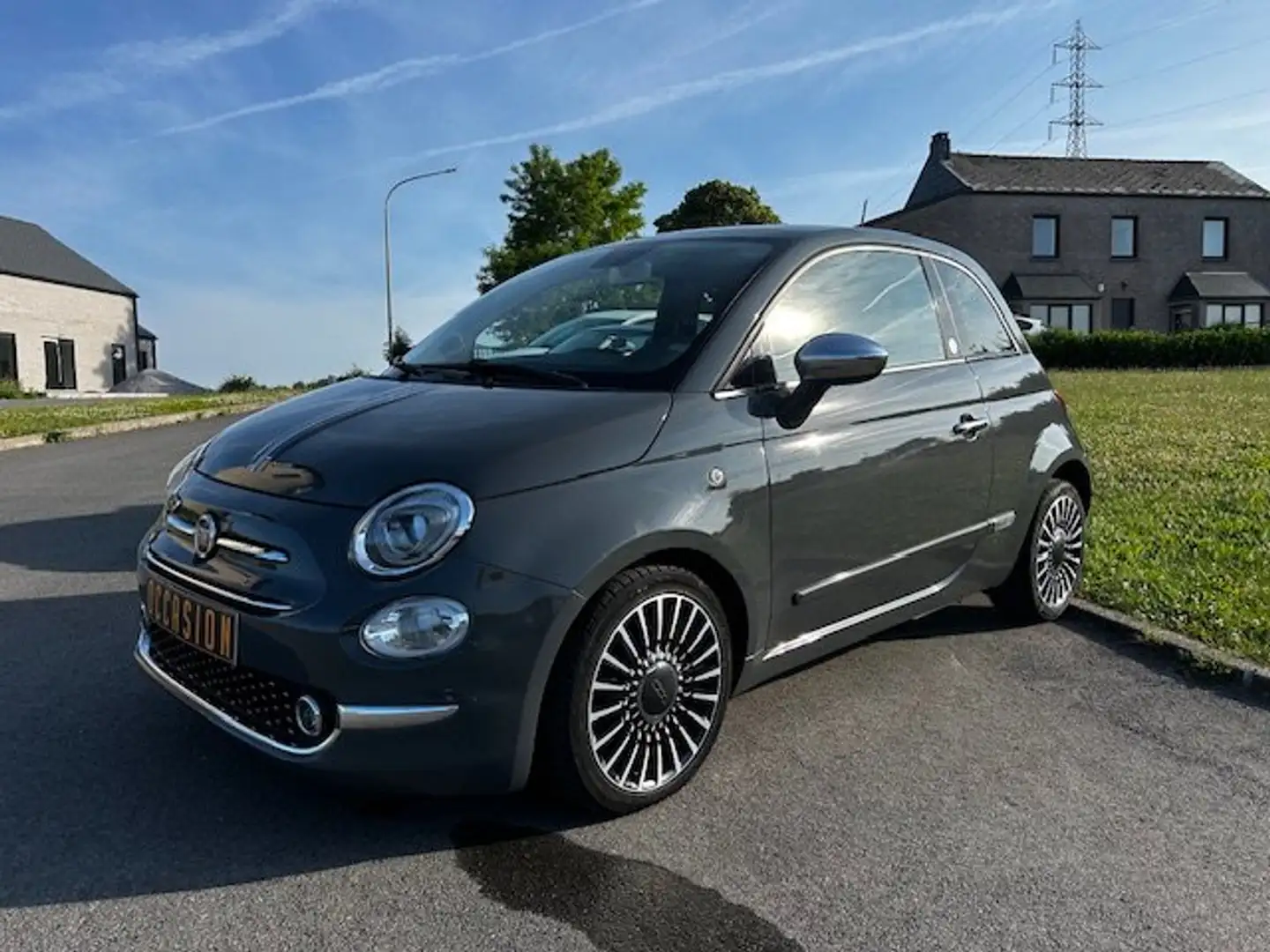 Fiat 500 0.9 T TwinAir Mirror (EU6d-TEMP) Gris - 1