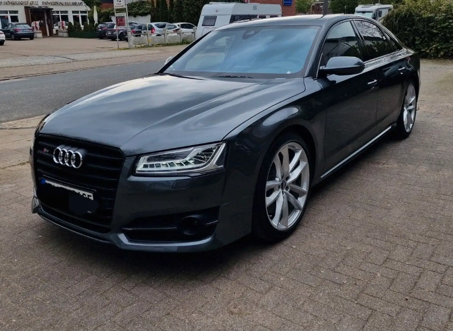 Audi S8 4.0 TFSI quattro plus / Voll / Tüv Neu Сірий - 1