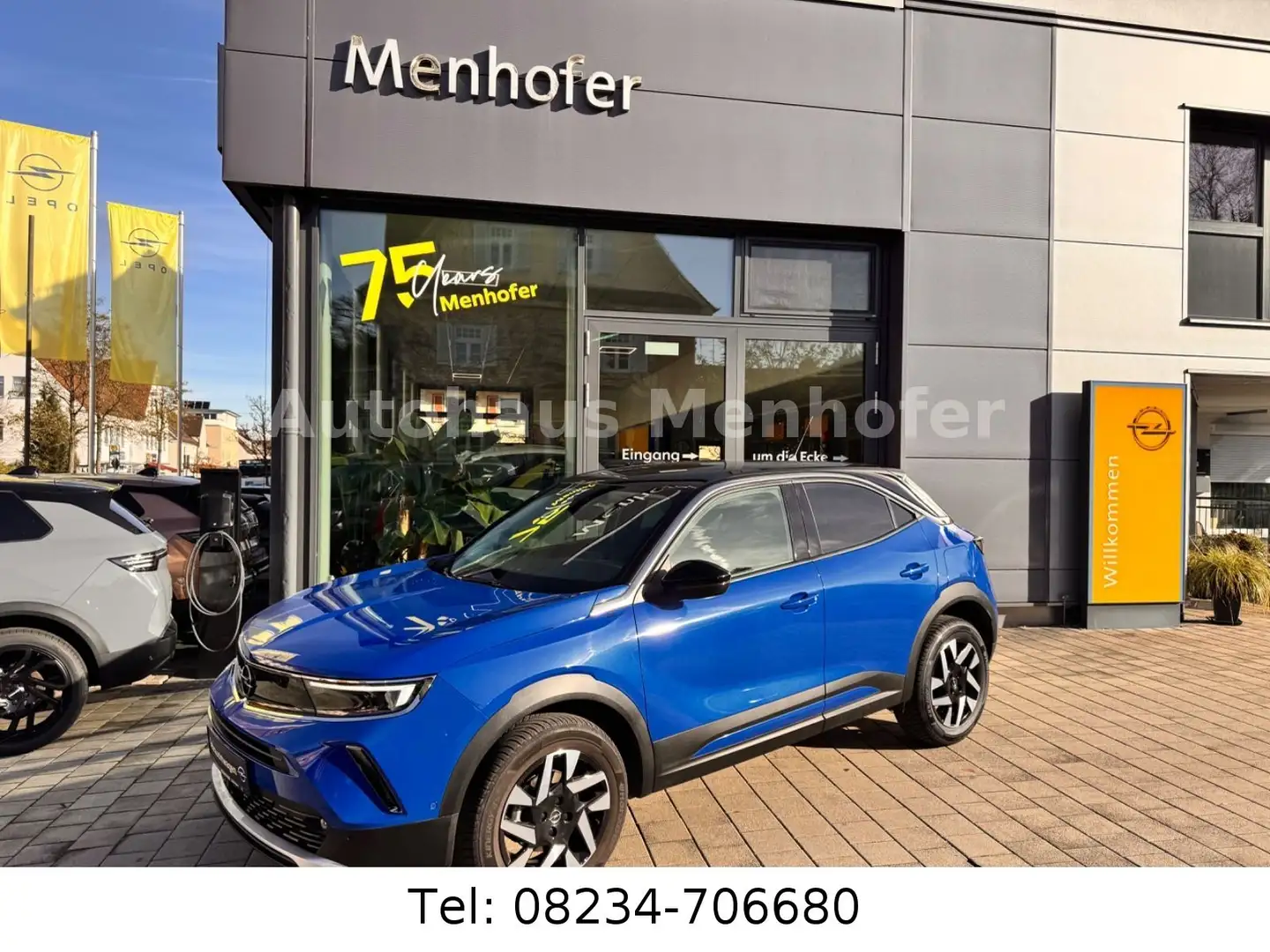Opel Mokka Elegance 130PS Automatik Sitzheizung Blau - 1