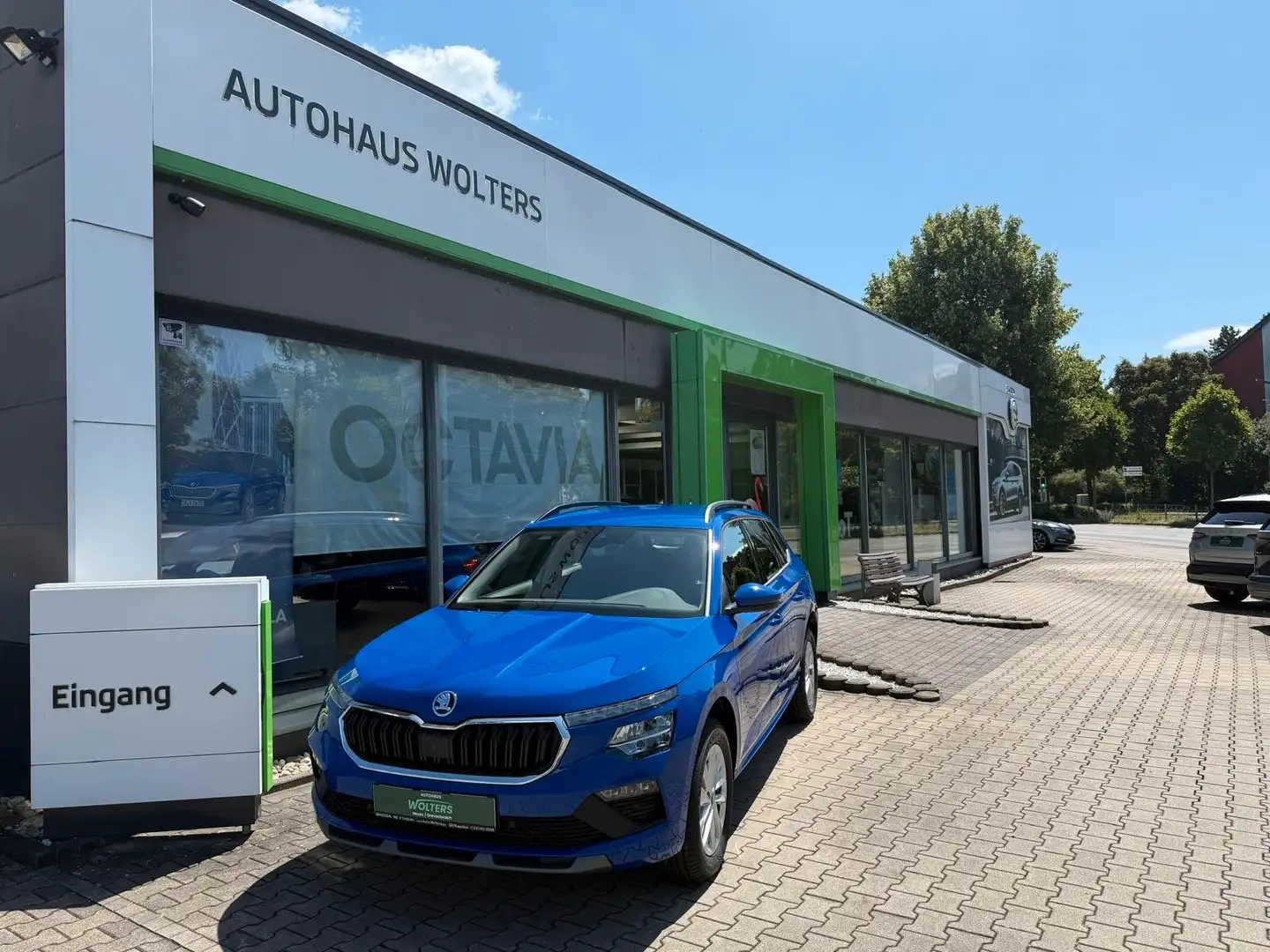 Skoda Kamiq Selection Klima Alu Car play Blau - 1