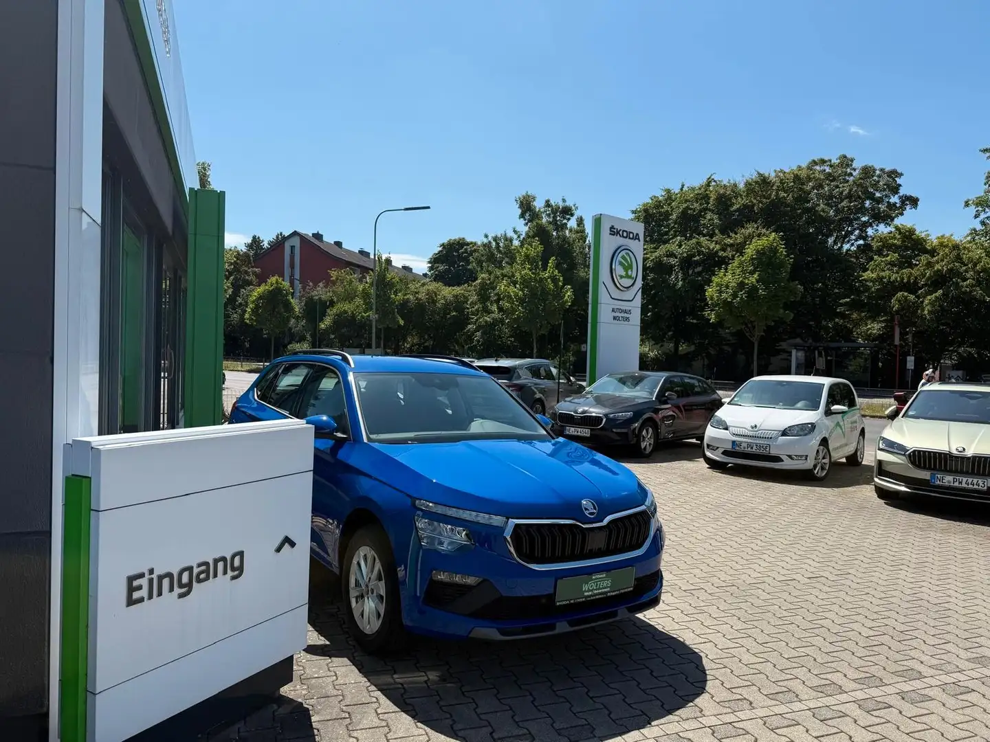 Skoda Kamiq Selection Klima Alu Car play Blau - 2