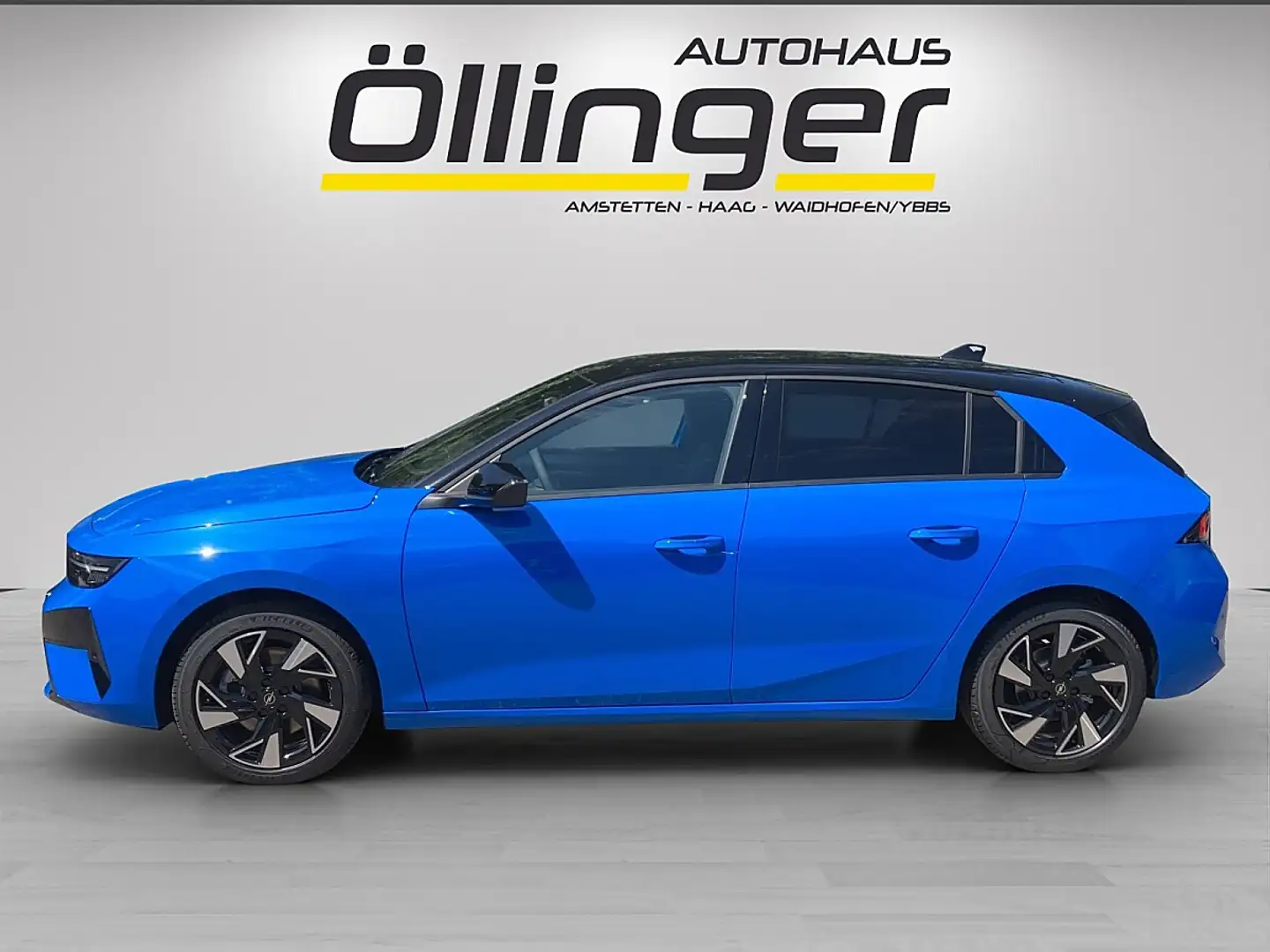 Opel Astra 1,2 Turbo MHEV GS Aut. + Navi + Head Up Display! Blau - 2