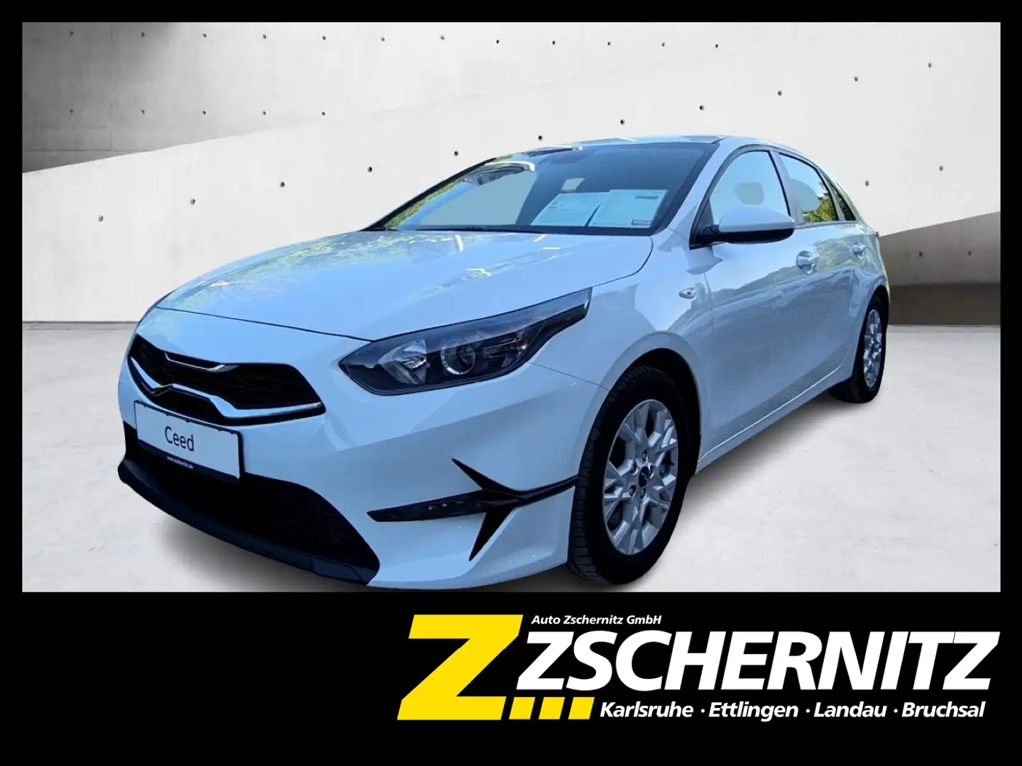 Kia Ceed / cee'd Ceed 1.0 T-GDI Edition 7 +FLA SpurH LM PDC KAM Weiß - 1