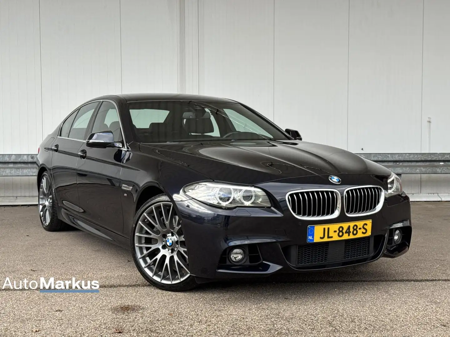 BMW 535 5-serie 535i 3X M Sport|HUD|360|Adaptive|Memory|Vi Zwart - 1