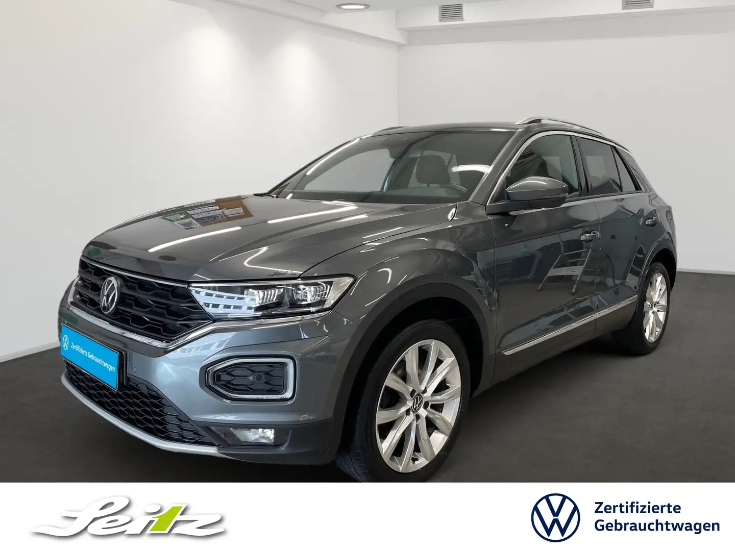Volkswagen T-Roc 2.0 TDI 4M Sport *AHK*LED*KAMERA*NAVI* Grijs - 1
