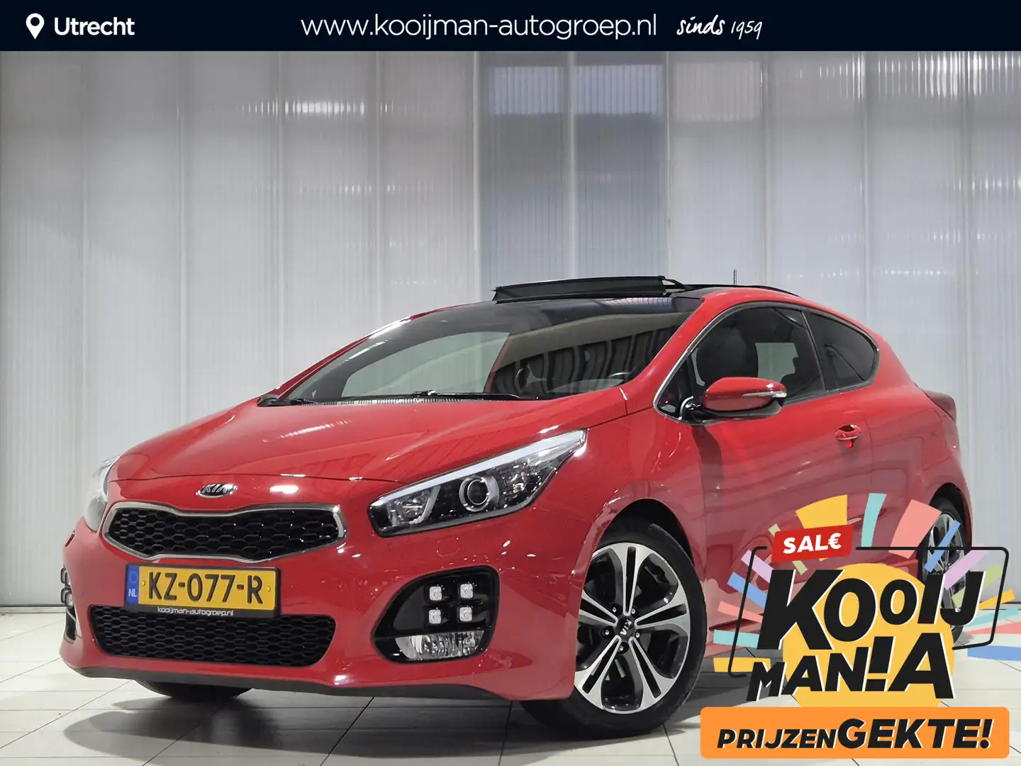 Kia ProCeed / pro_cee'd 1.0 T-GDi GT-Line , Panoramadak, Dealer onderhoude Piros - 1