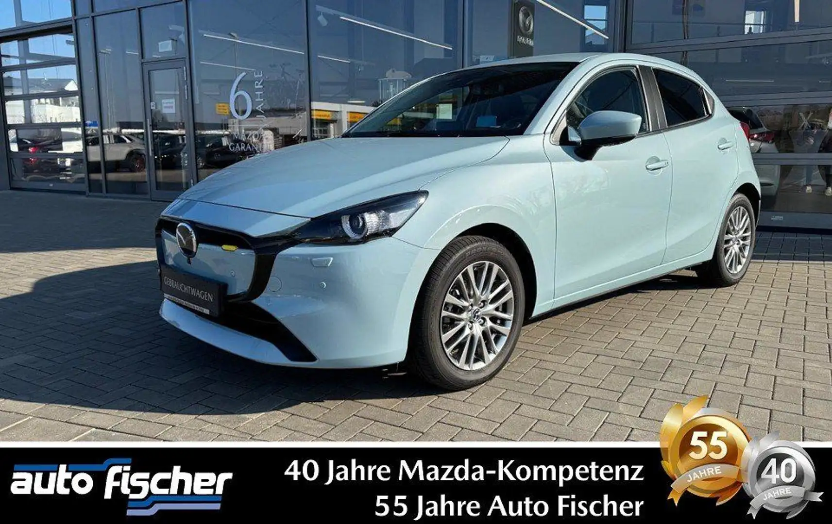 Mazda 2 1.5 (90PS) Schalter Exclusive-Line Dras-P. Nav Blau - 1