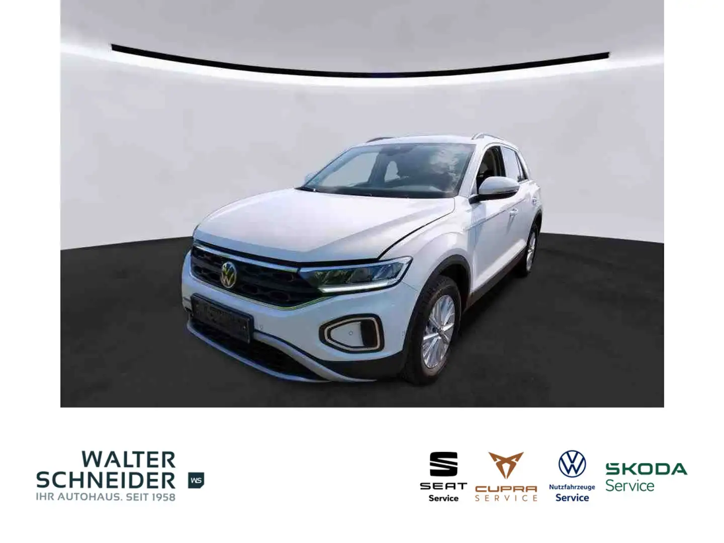 Volkswagen T-Roc 1.0 TSI Life Navi LED RFK Weiß - 1