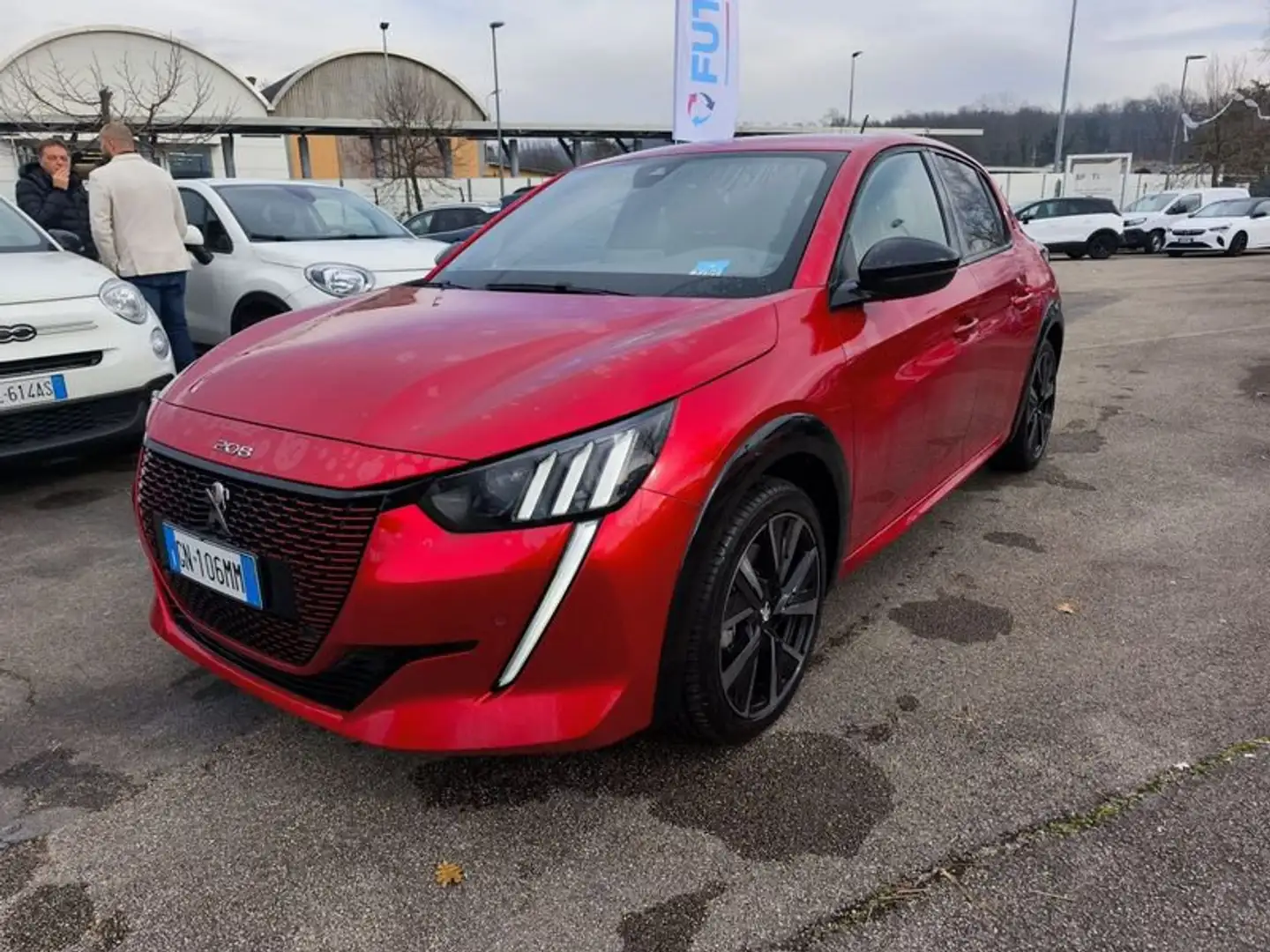 Peugeot e-208 e- 100kW 5 porte GT Line Roşu - 1