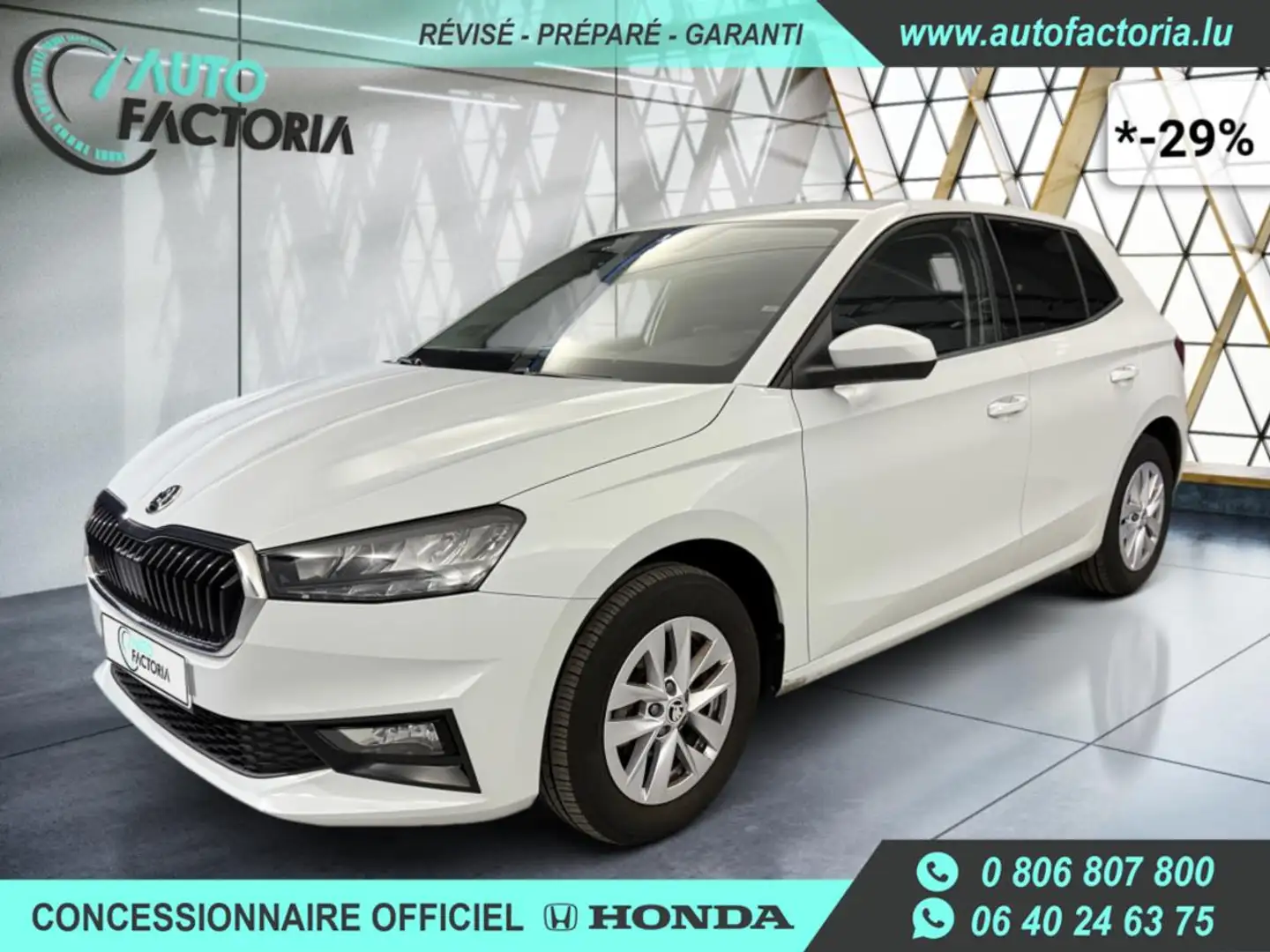 Skoda Fabia -29% 1.0 TSI 95cv+MIRRORLINK+RADAR+LED+Options Beige - 1