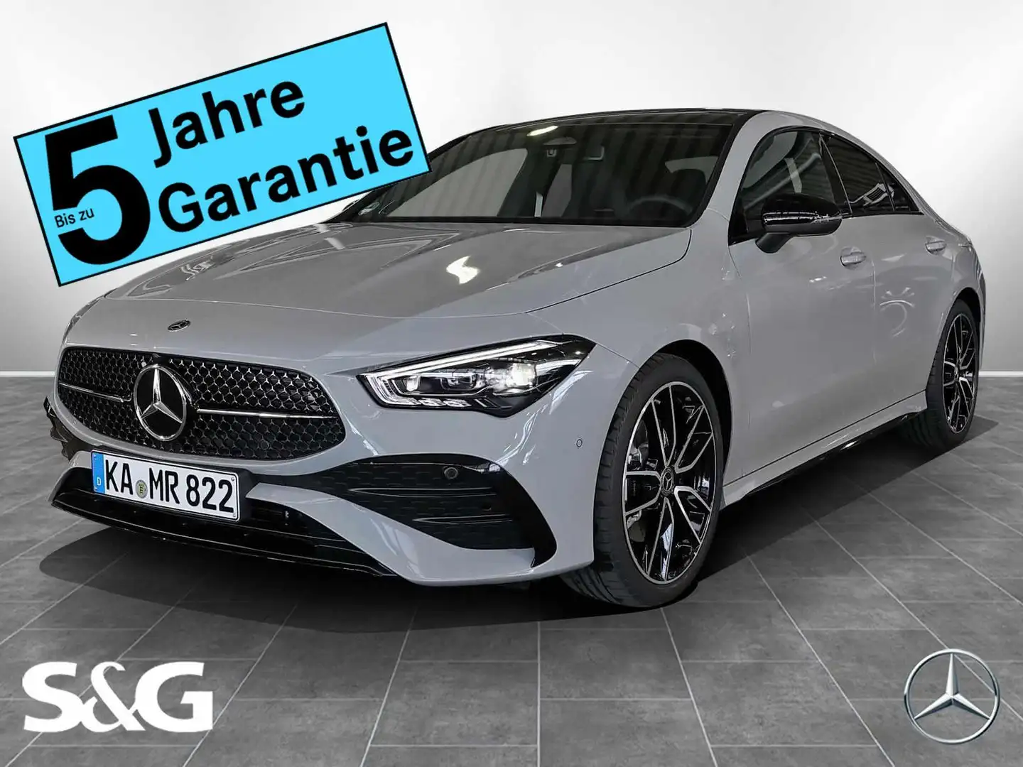 Mercedes-Benz CLA 200 Coupé AMG MBUX+RüKam+M-LED+Pano+Distroni Šedá - 1