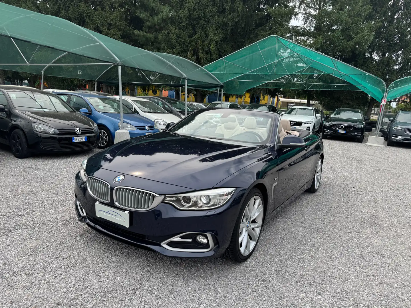 BMW 420 420d CABRIO Modern auto Bleu - 1