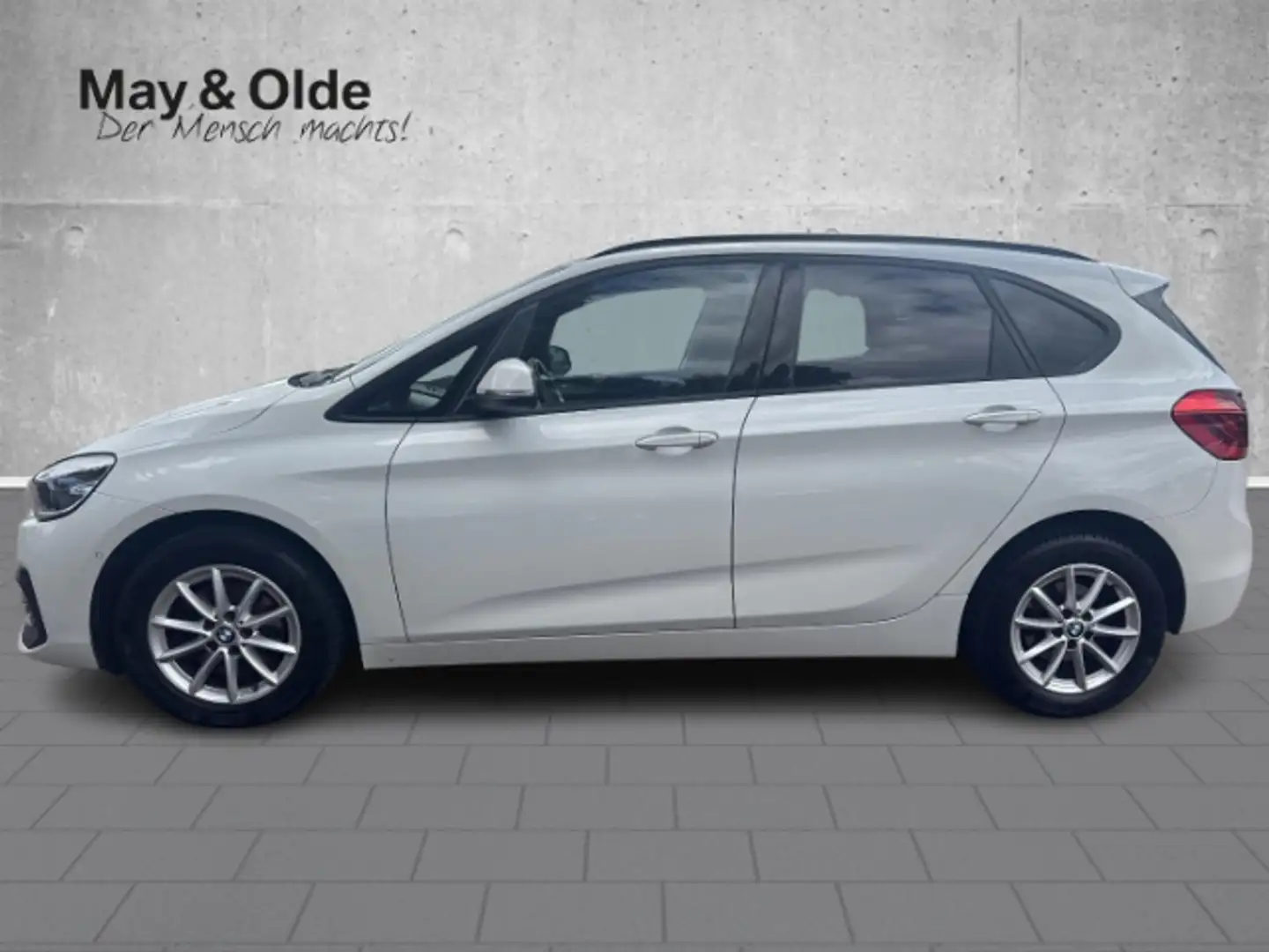 BMW 218 Active Tourer d Aut. Advantage LED Navi DAB Blanc - 2