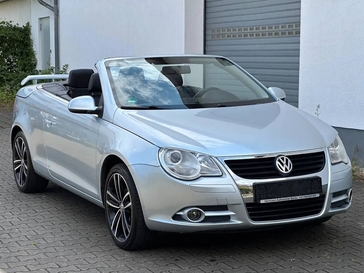 Volkswagen Eos 1.6*Temp.*Klima*SHZ*PDC*8-Reifen+Alufelgen Silber - 1