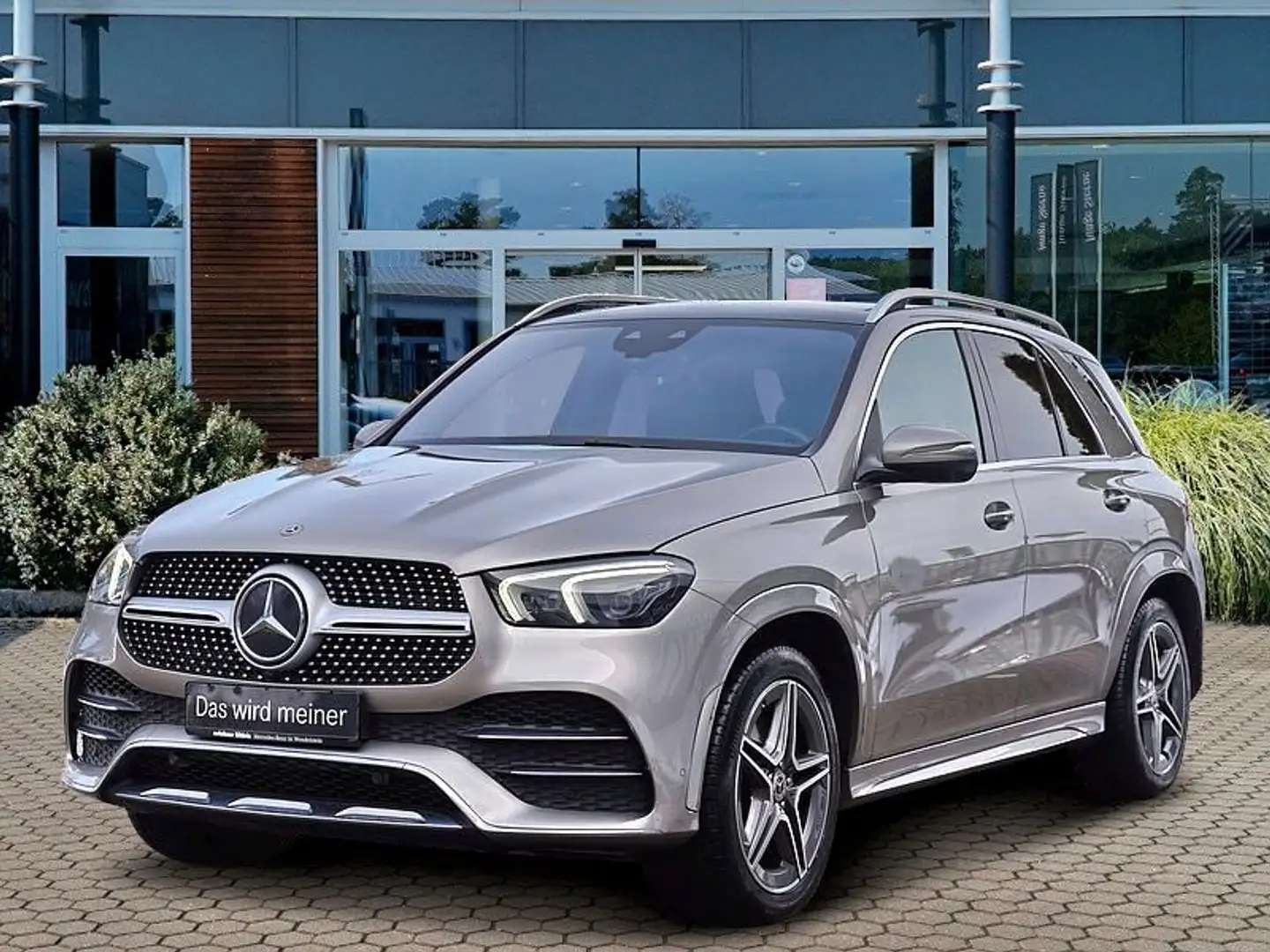 Mercedes-Benz GLE 400 d 4M AIRMATIC+360°+STHZG+PANO+BURM+TOTWI Argent - 2