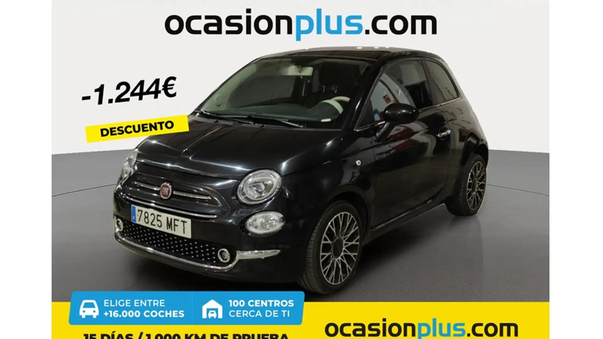 Fiat 500 1.0 Hybrid Dolcevita 52kW Nero - 1