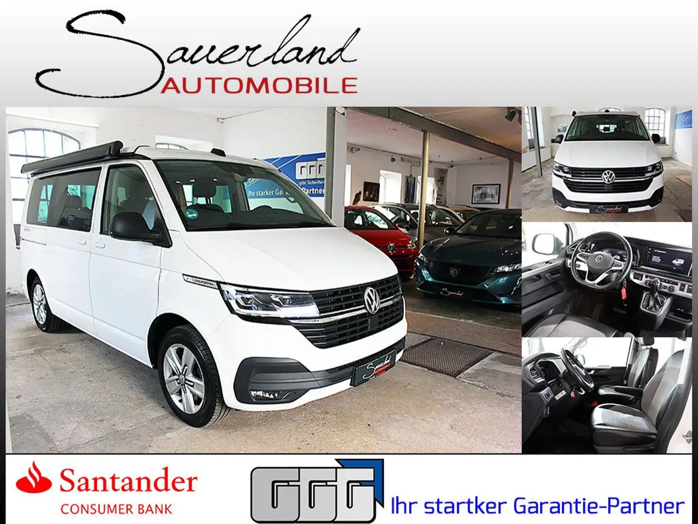 Volkswagen T6 California Beach Tour DSG NAVI LED AHK Weiß - 1