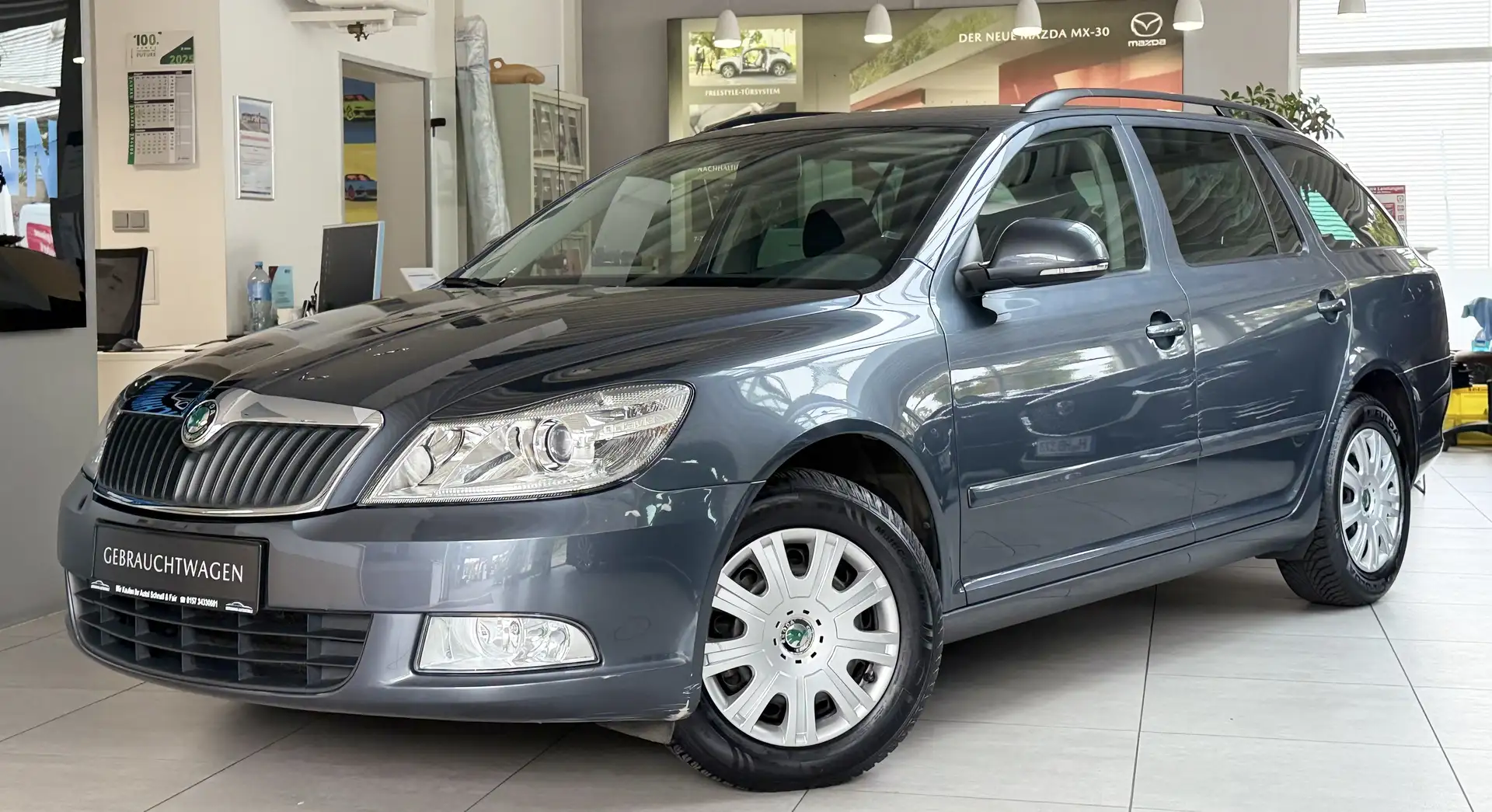 Skoda Octavia Ambiente 1-Hand Einparkhilfe SHZ Klimaautomatik Grau - 1