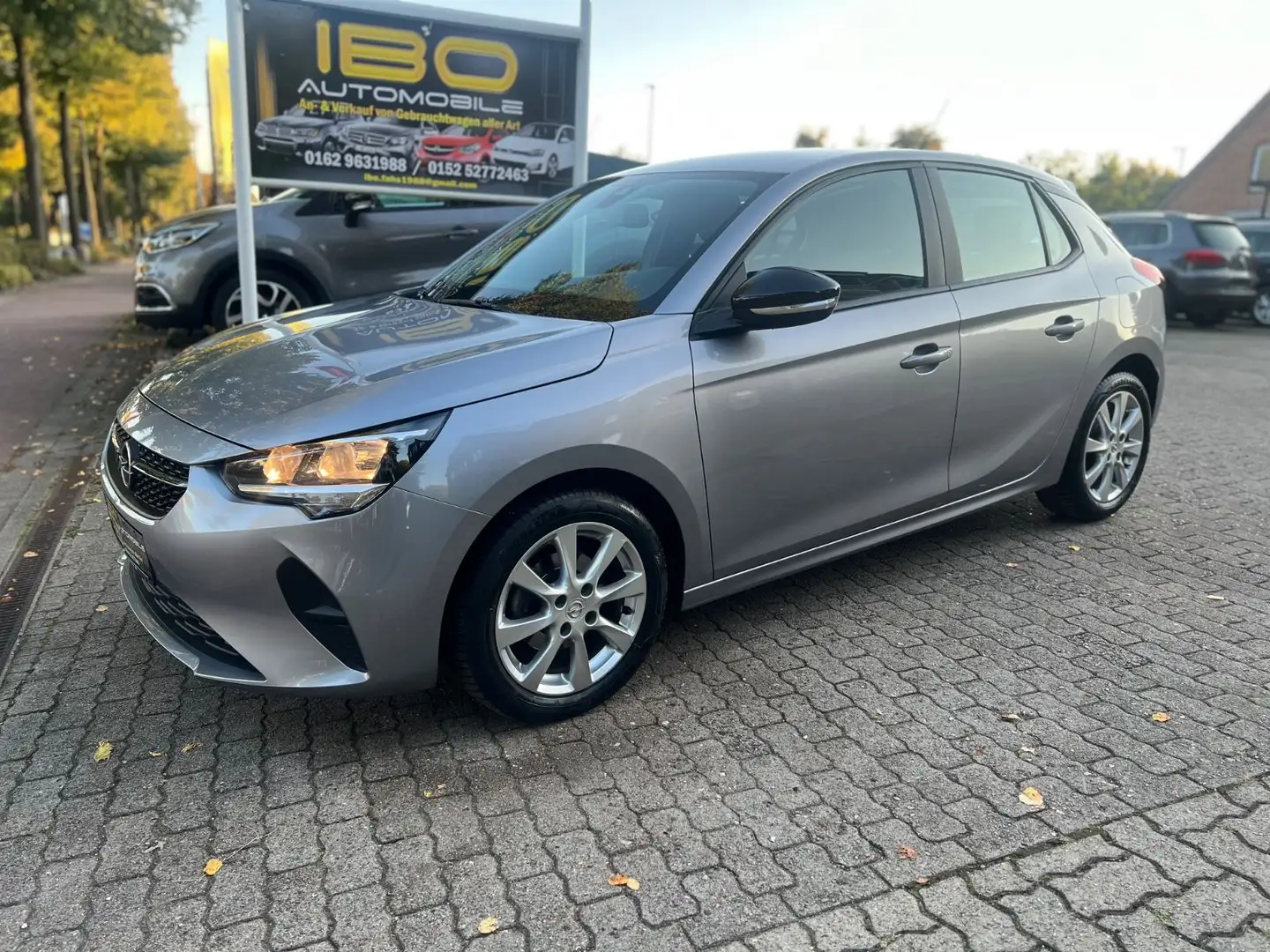 Opel Corsa Edition +Sitzh+Lenkh+GJR+BT+HU/AU neu Grau - 1