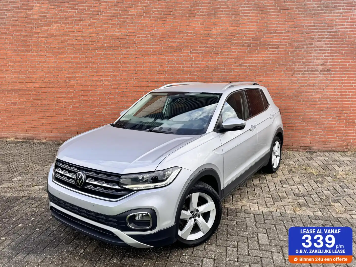 Volkswagen T-Cross 1.0 TSi Style CARPLAY|PDC|ACC|LANE ASSIST Argent - 1