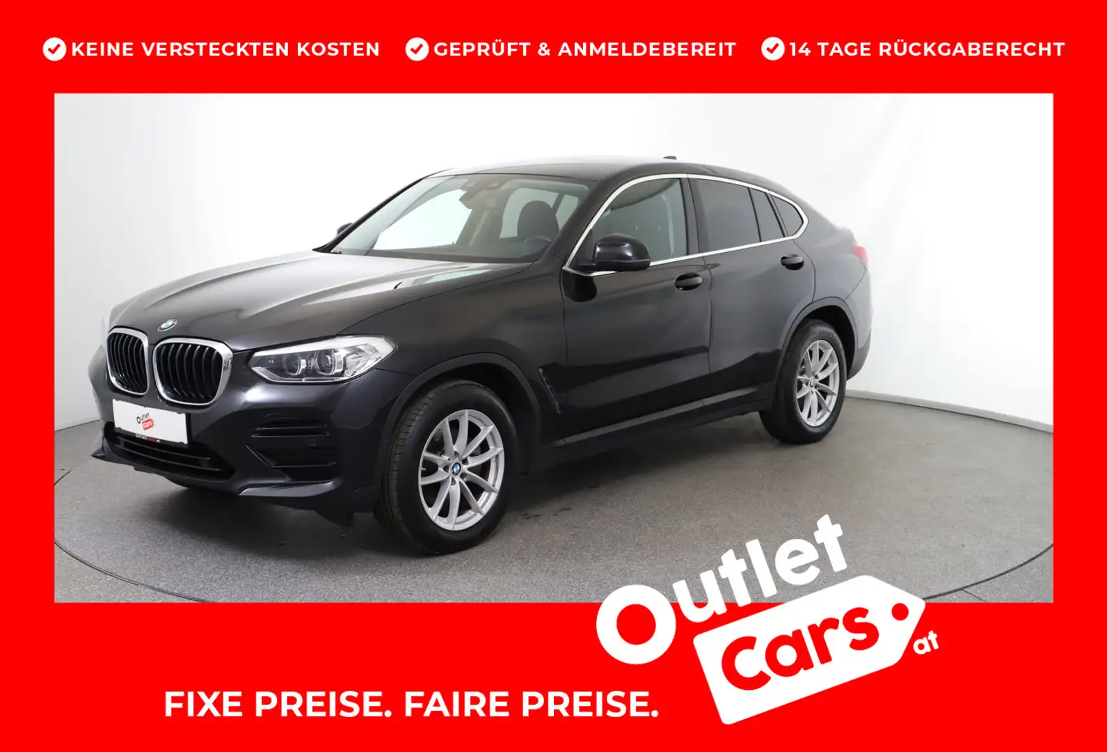 BMW X4 xDrive 20d Aut. Schwarz - 1