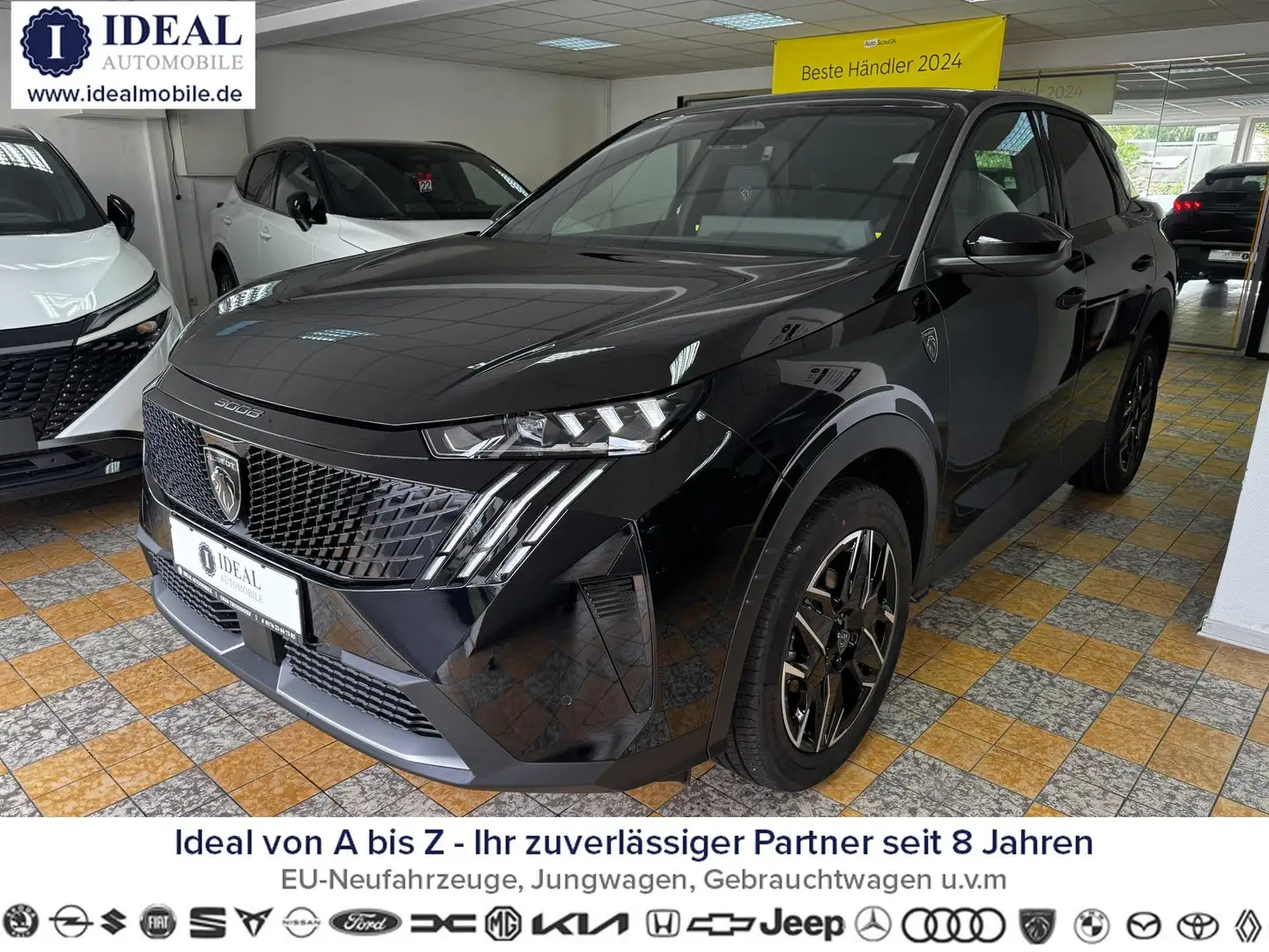 Peugeot 3008 1.2 Hybrid 145 GT *SOFORT* Schwarz - 1