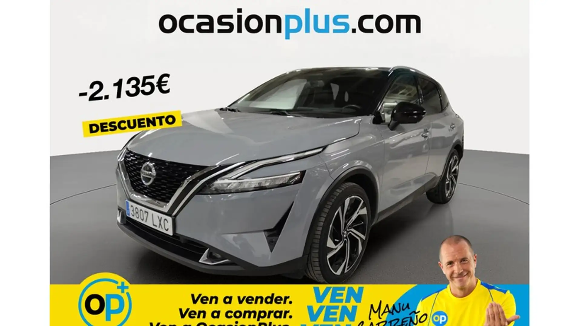 Nissan Qashqai 1.3 DIG-T mHEV 12V Tekna + 4x2 Aut. 116kW Gris - 1