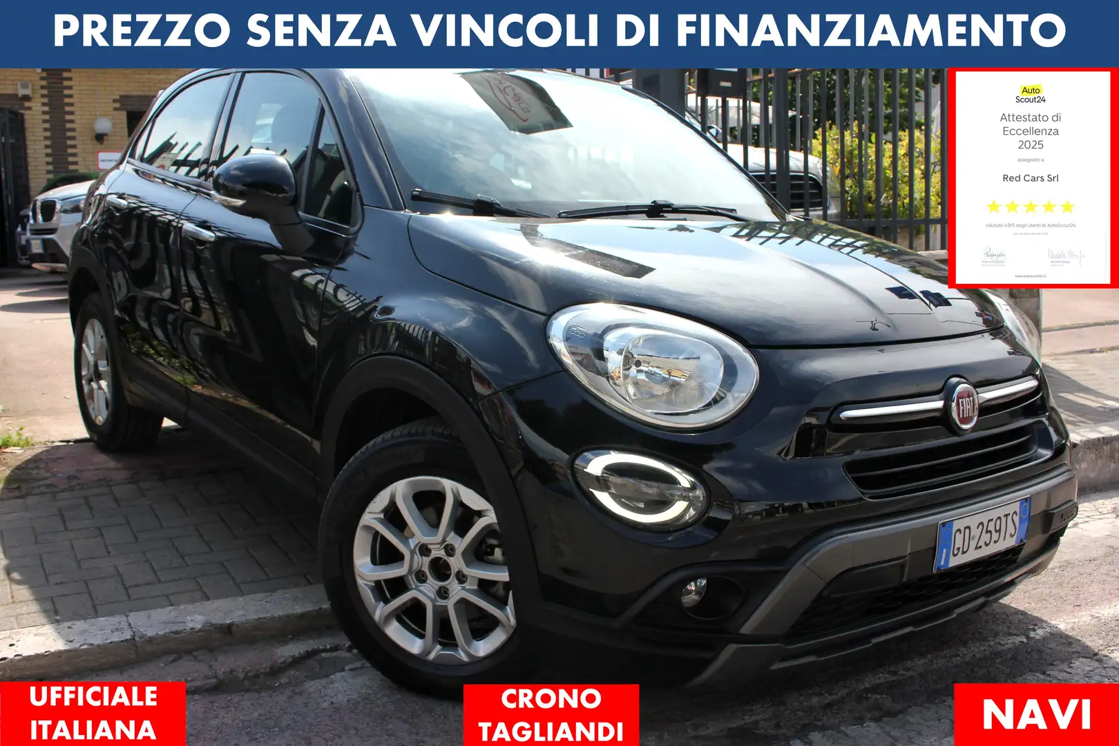 Fiat 500X 1.0 Business 120cv UNIPRO *PREZZO VERO* NAVI Negro - 1