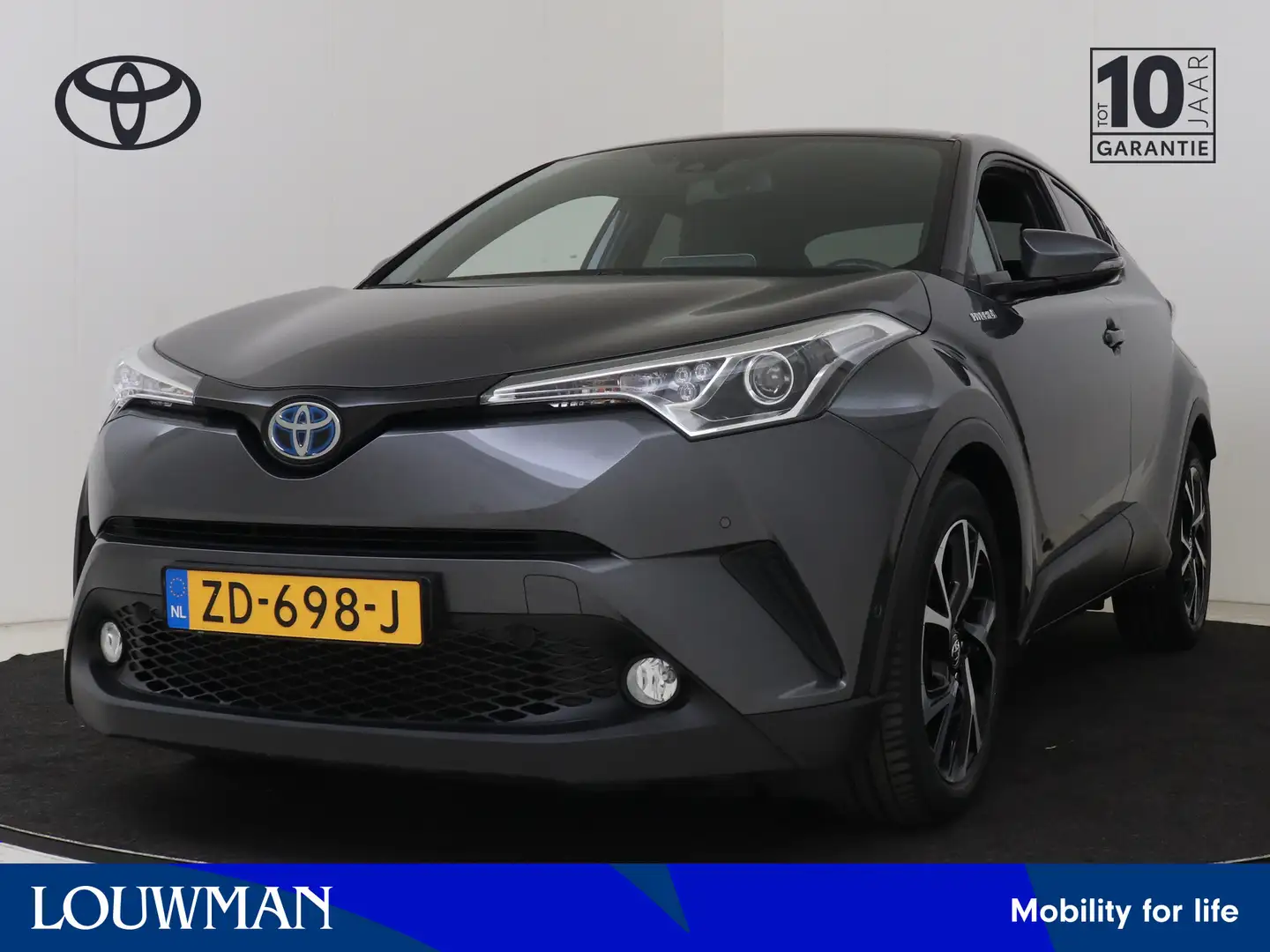 Toyota C-HR 1.8 Hybrid Style | Navigatie | JBL | Lederen bekle Grijs - 1