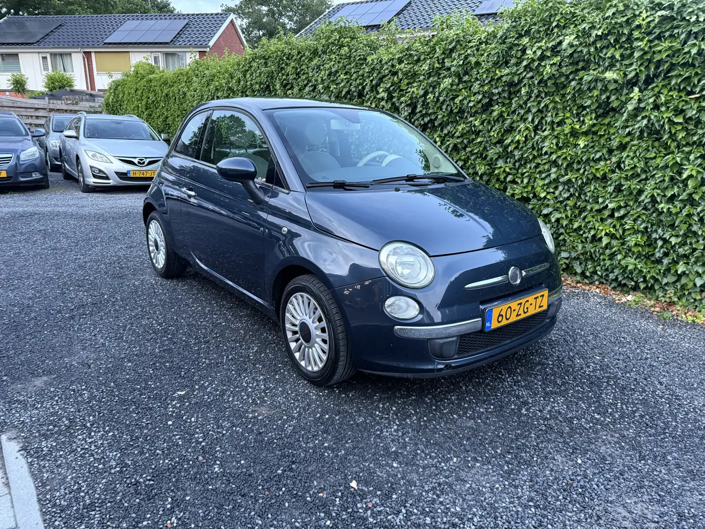 Fiat 500 1.2 Lounge | Panoramadak | Airco | Elekt. Ramen | Blauw - 1