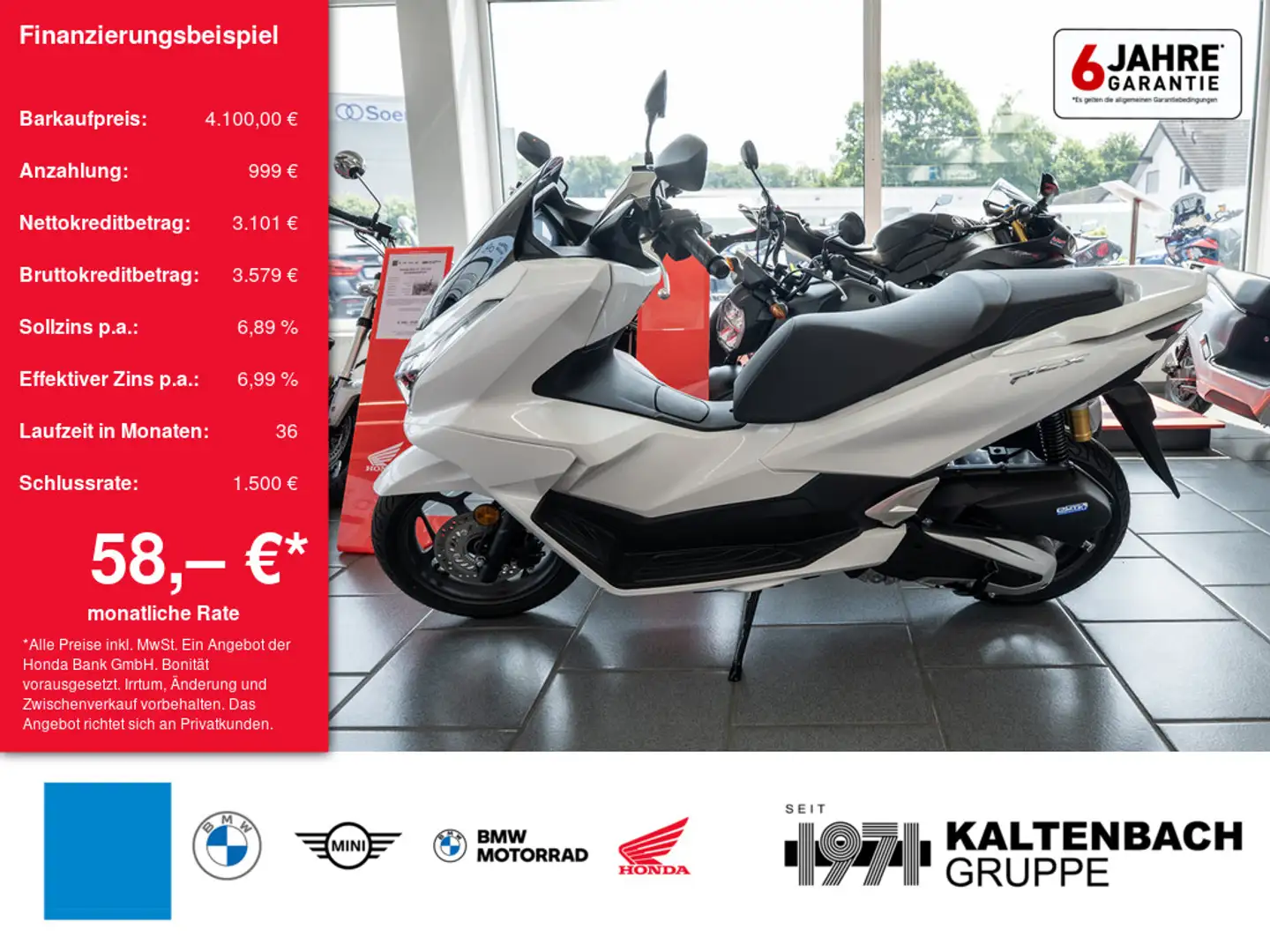 Honda Forza 125 LED SCHEINWERFER Blanc - 1