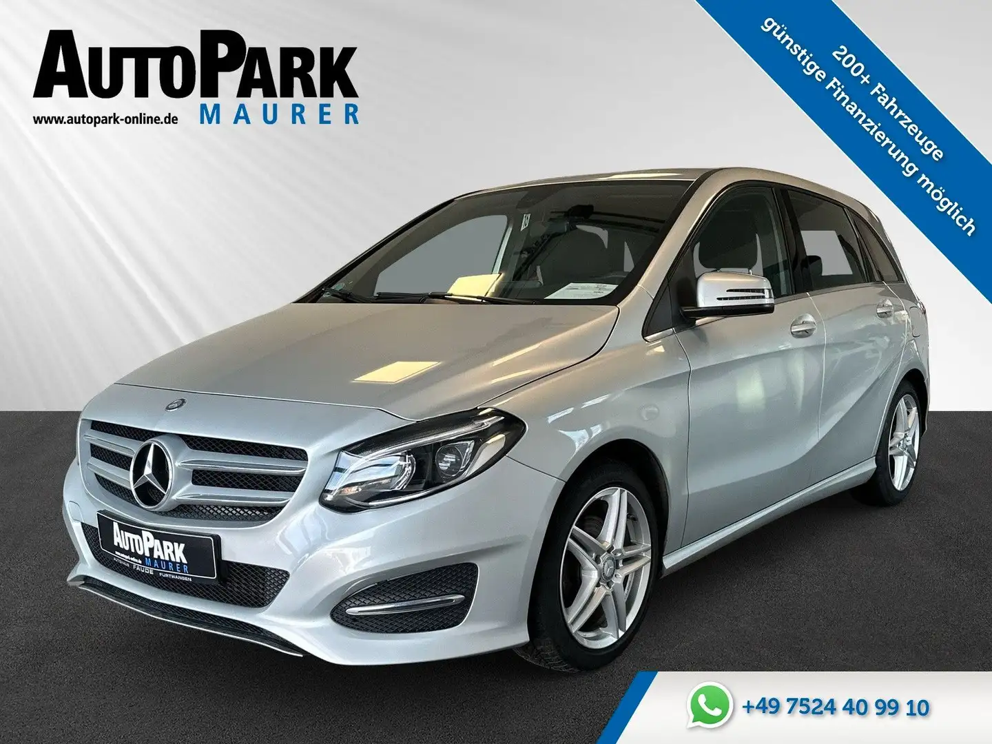Mercedes-Benz B 220 4Matic Style*AHK*LED*Kamera Argintiu - 1