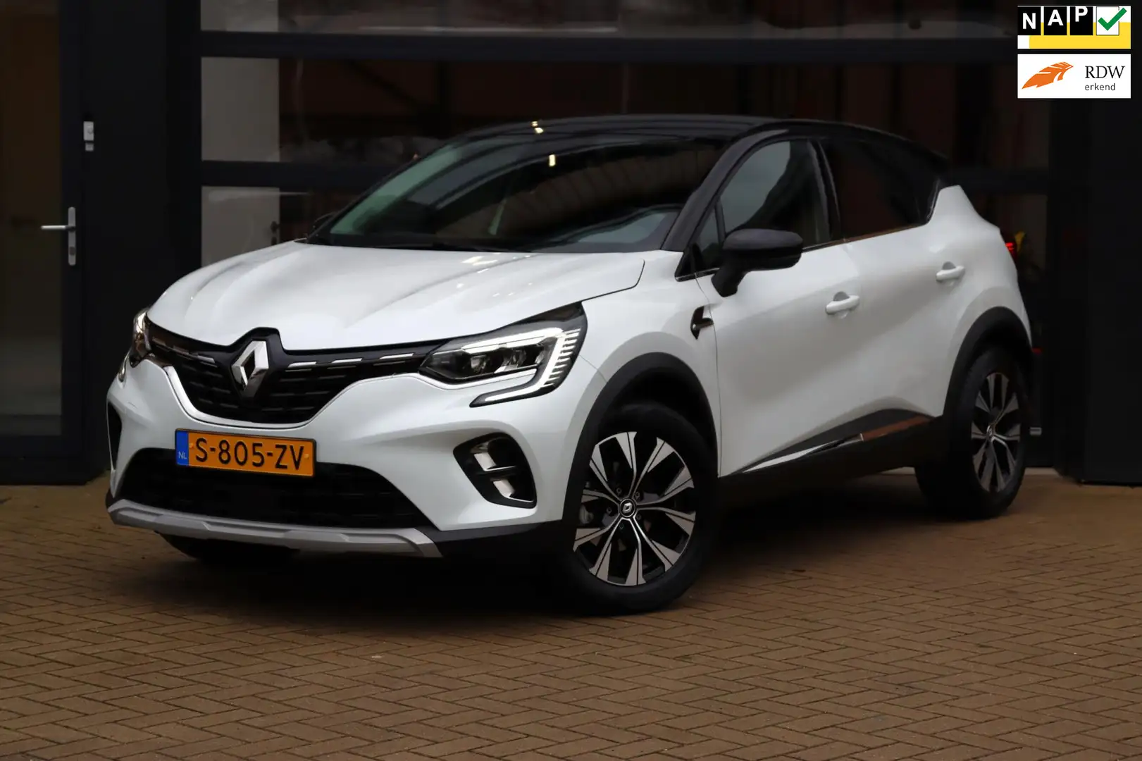 Renault Captur 1.3 mild hybrid 160 techno | NAP | Cruise | Navi | Weiß - 1